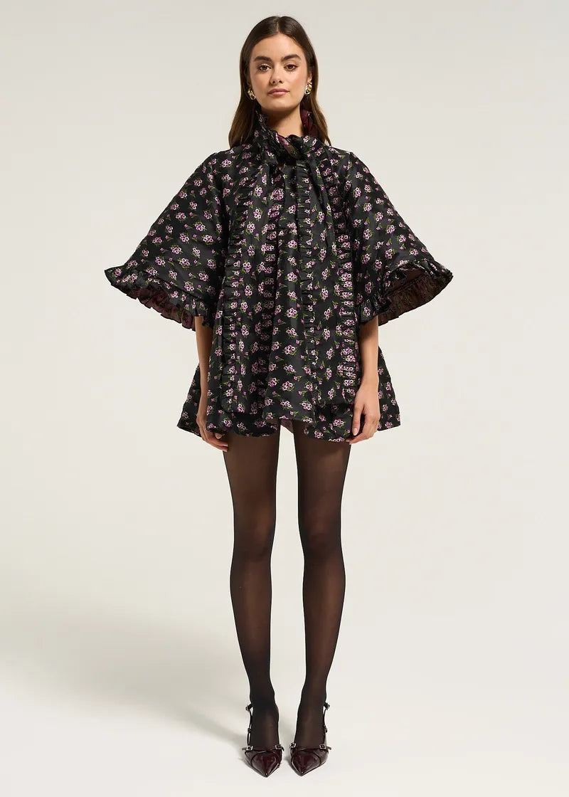 Canopy Jacquard Mini Dress