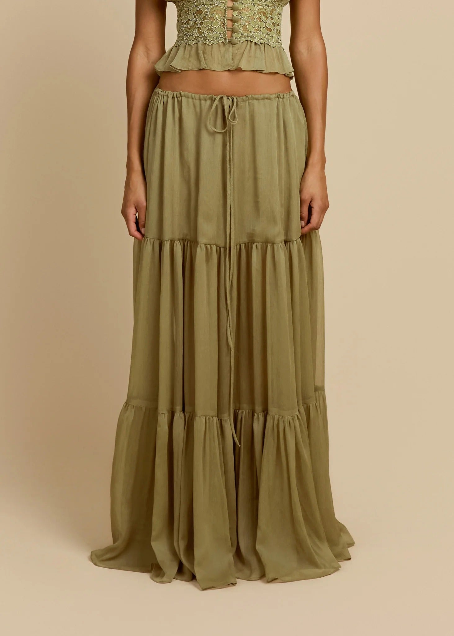 SABRINA SKIRT PISTACHIO