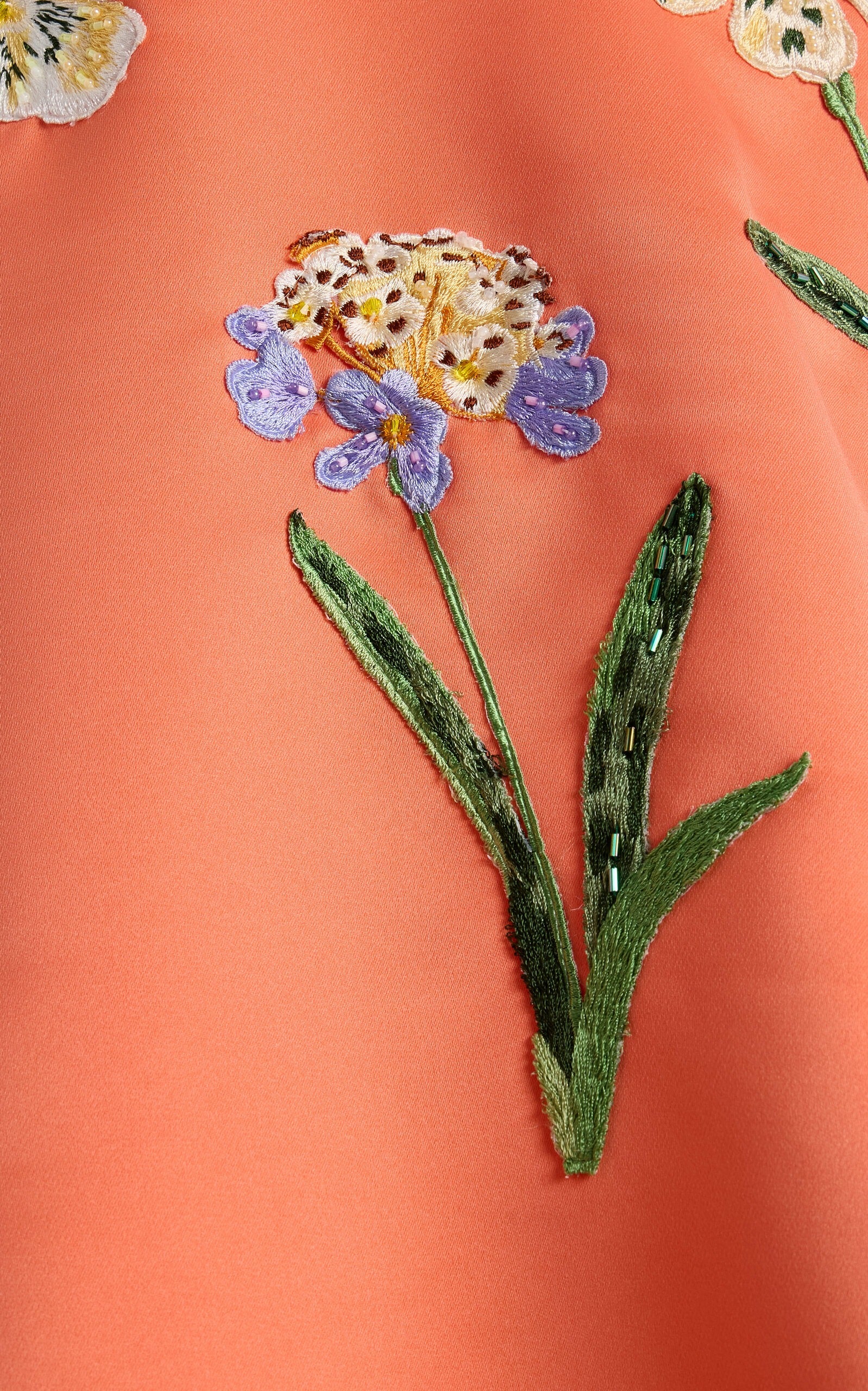 Helaine Embroidered Wild Flower Top