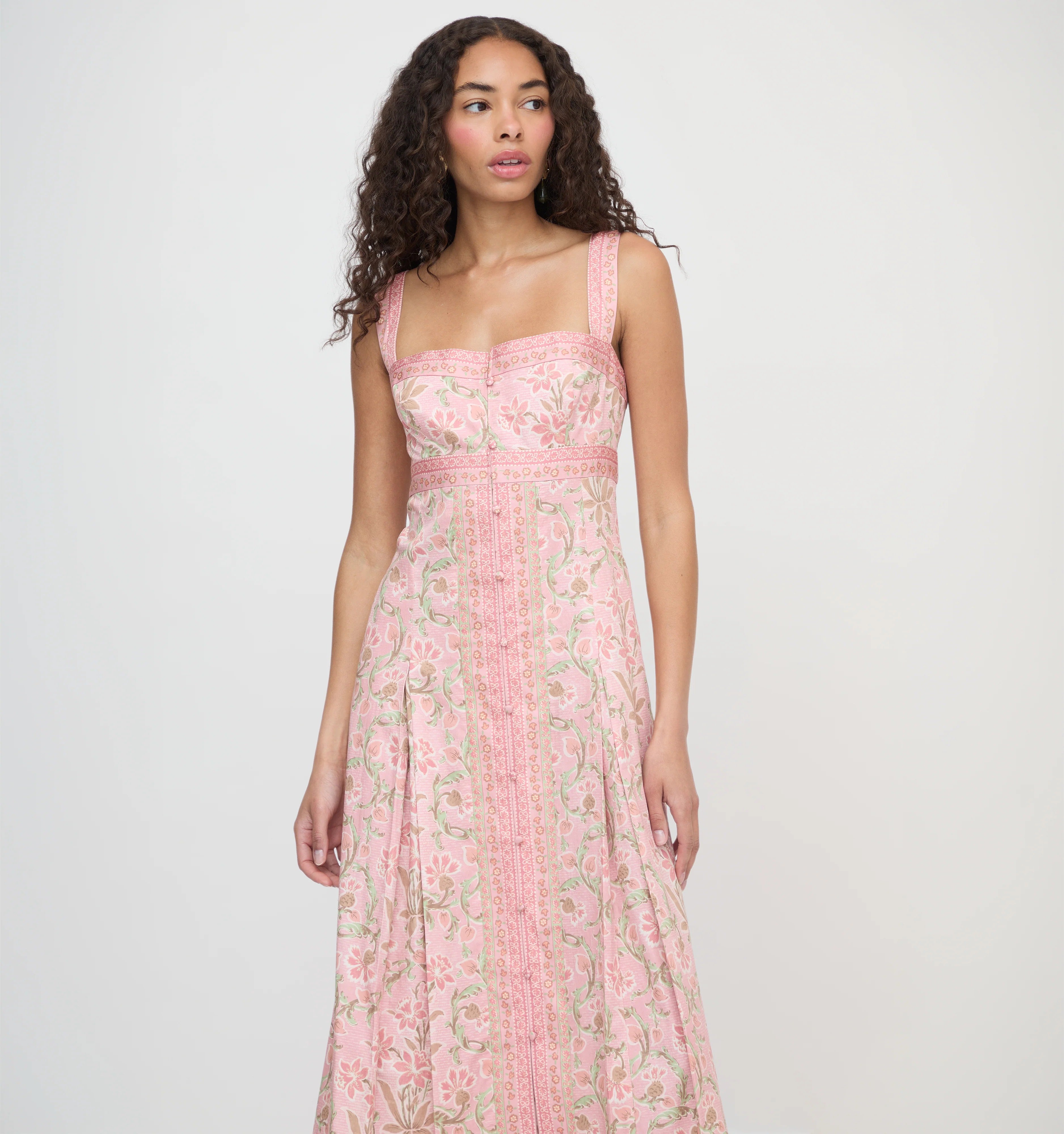 The Hope Dress - Daffodil Brocade