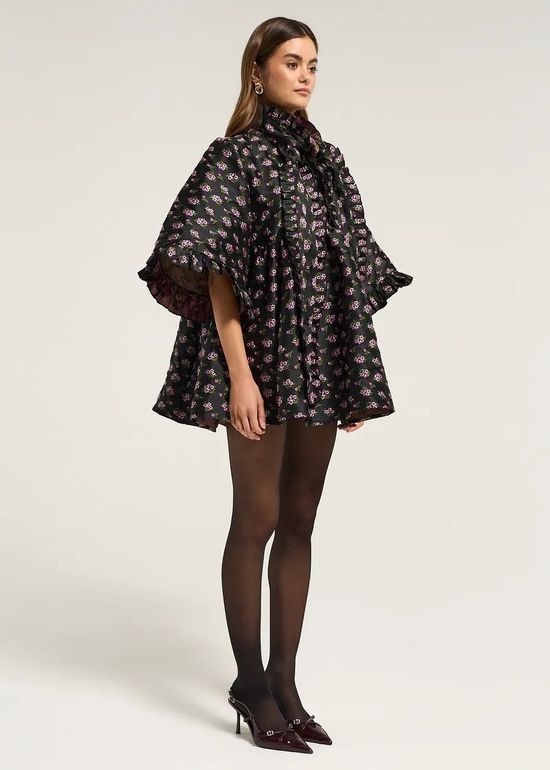 Canopy Jacquard Mini Dress