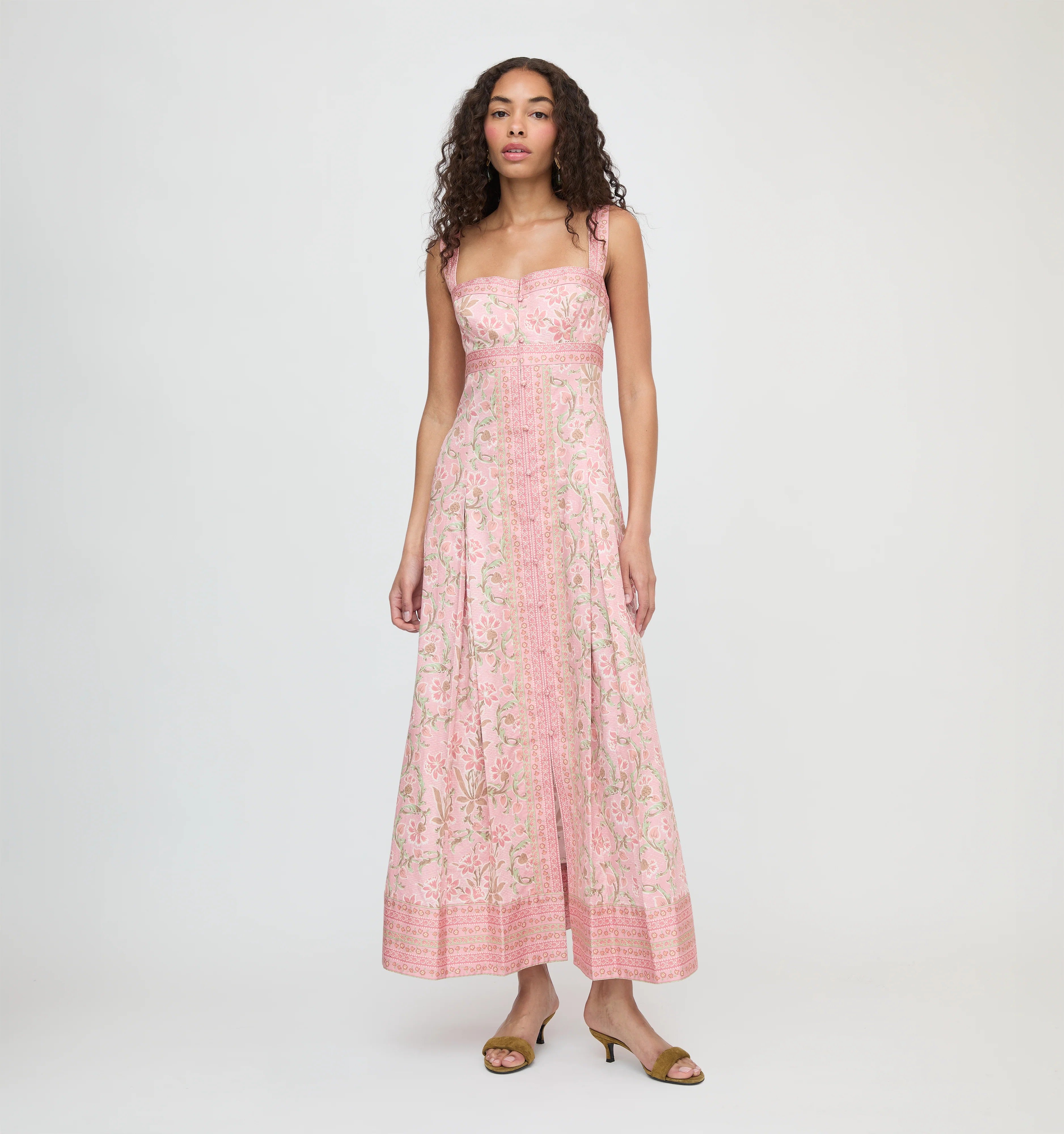 The Hope Dress - Daffodil Brocade