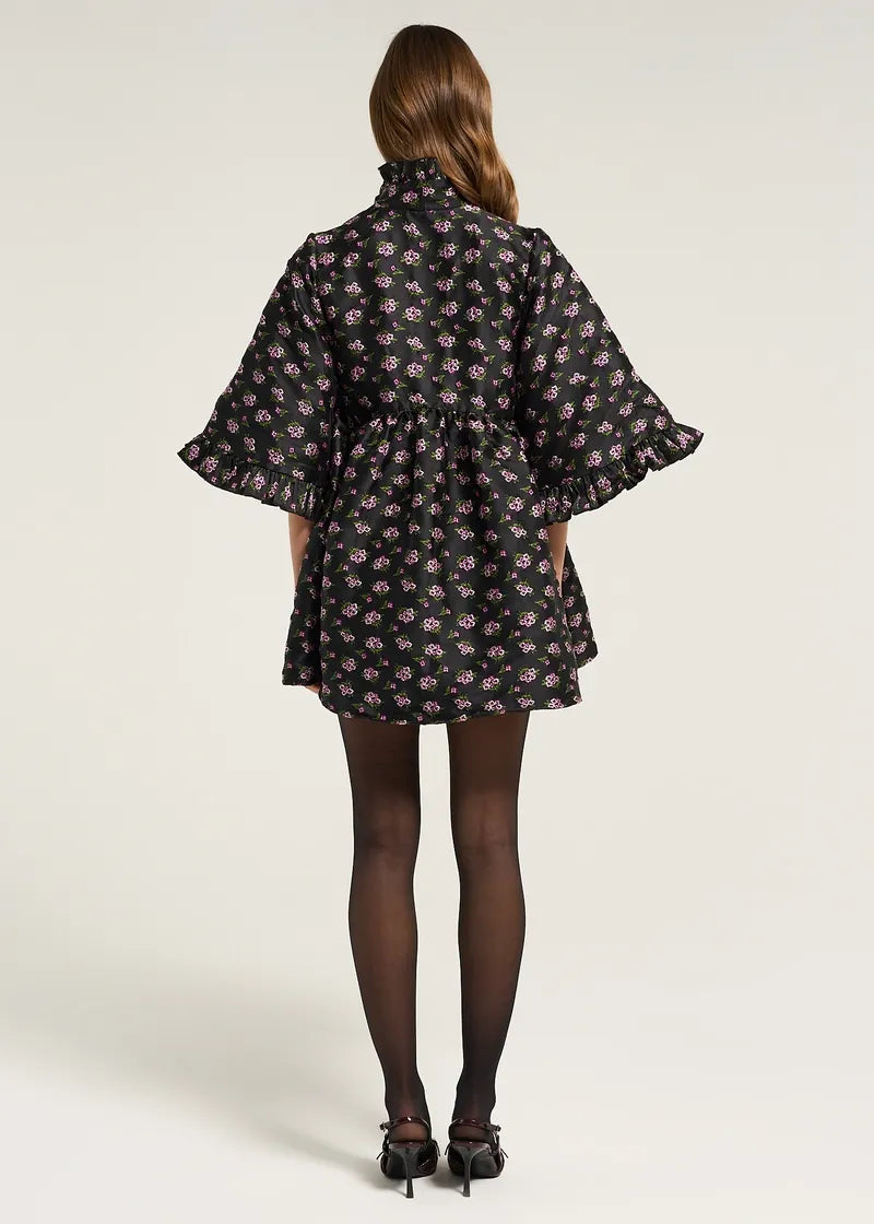 Canopy Jacquard Mini Dress