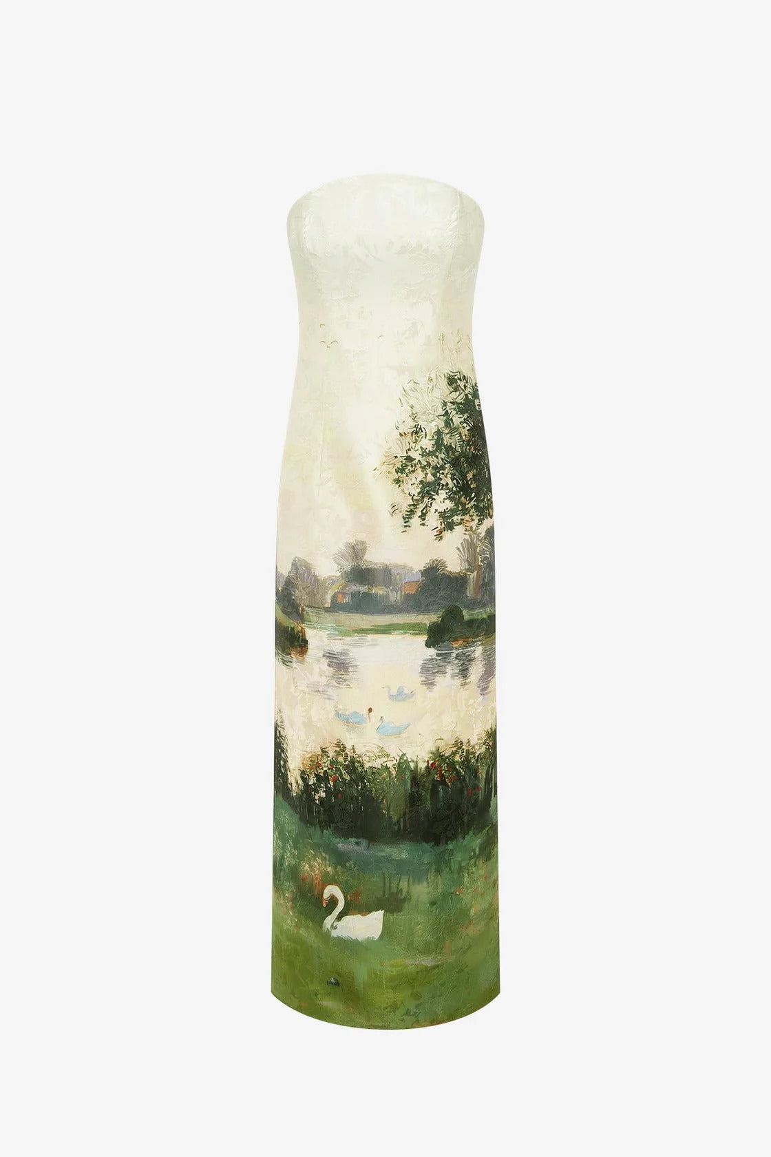 Ava Jacquard Bustier Maxi Dress