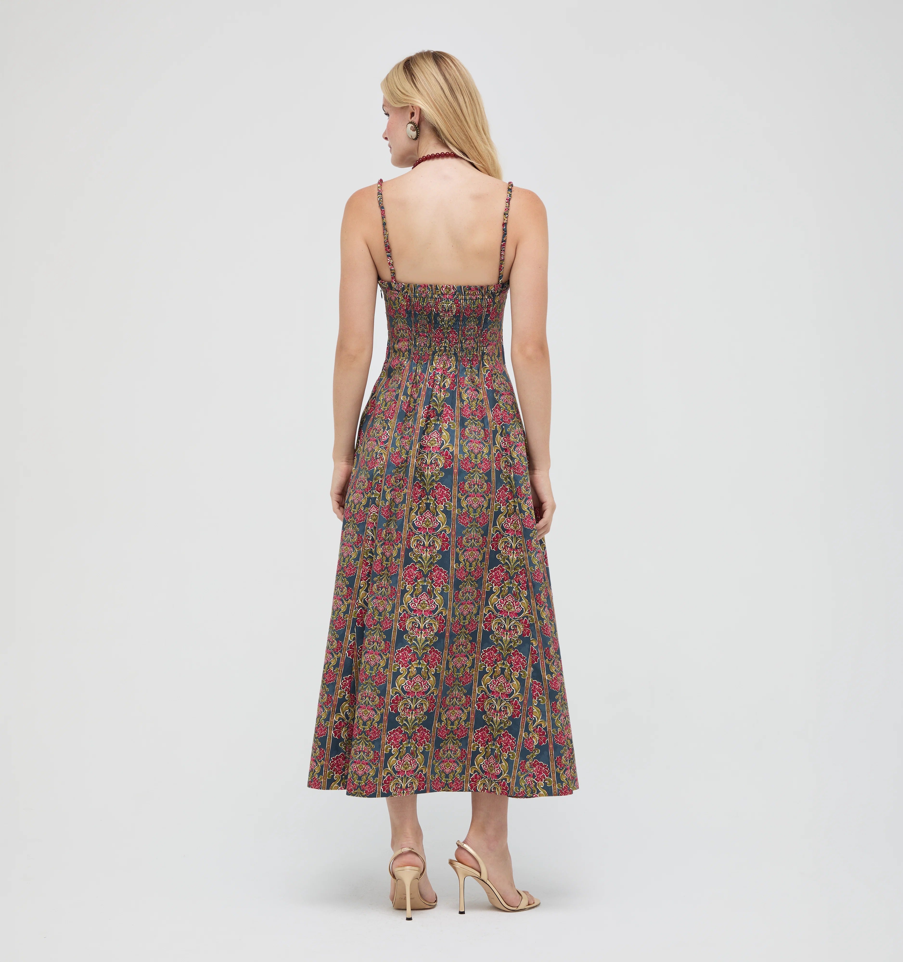 The Maisie Dress - Stowell Medallion Stripe