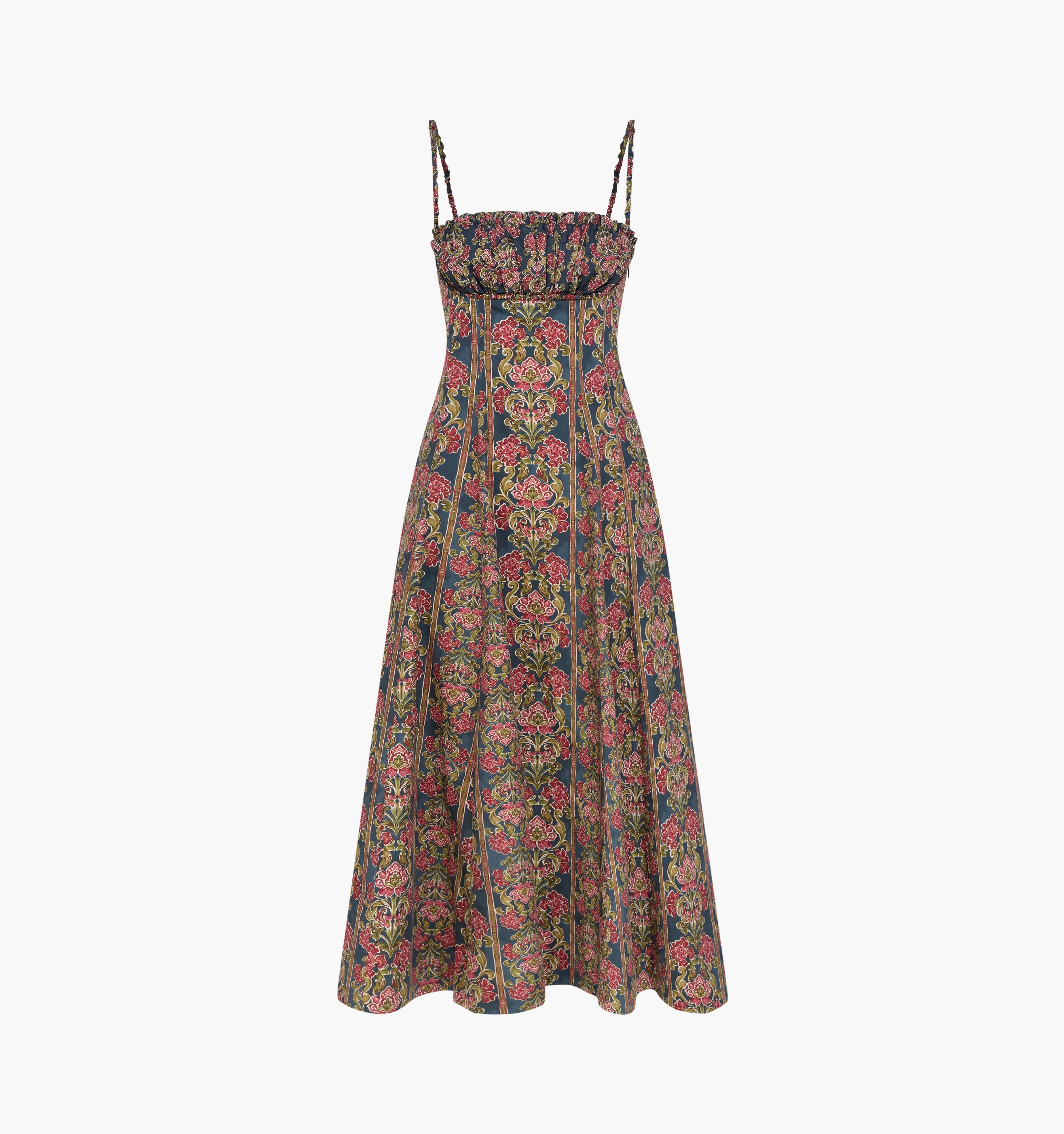 The Maisie Dress - Stowell Medallion Stripe