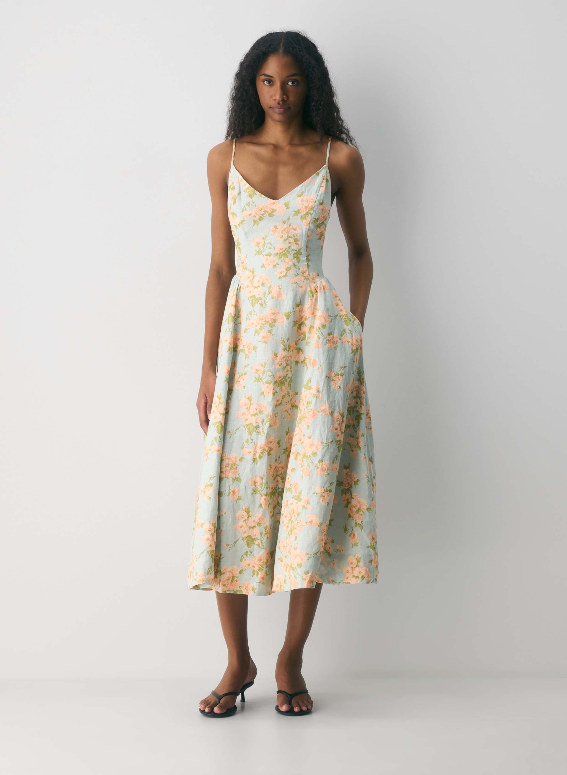 Wilfred Technique Linen Dress