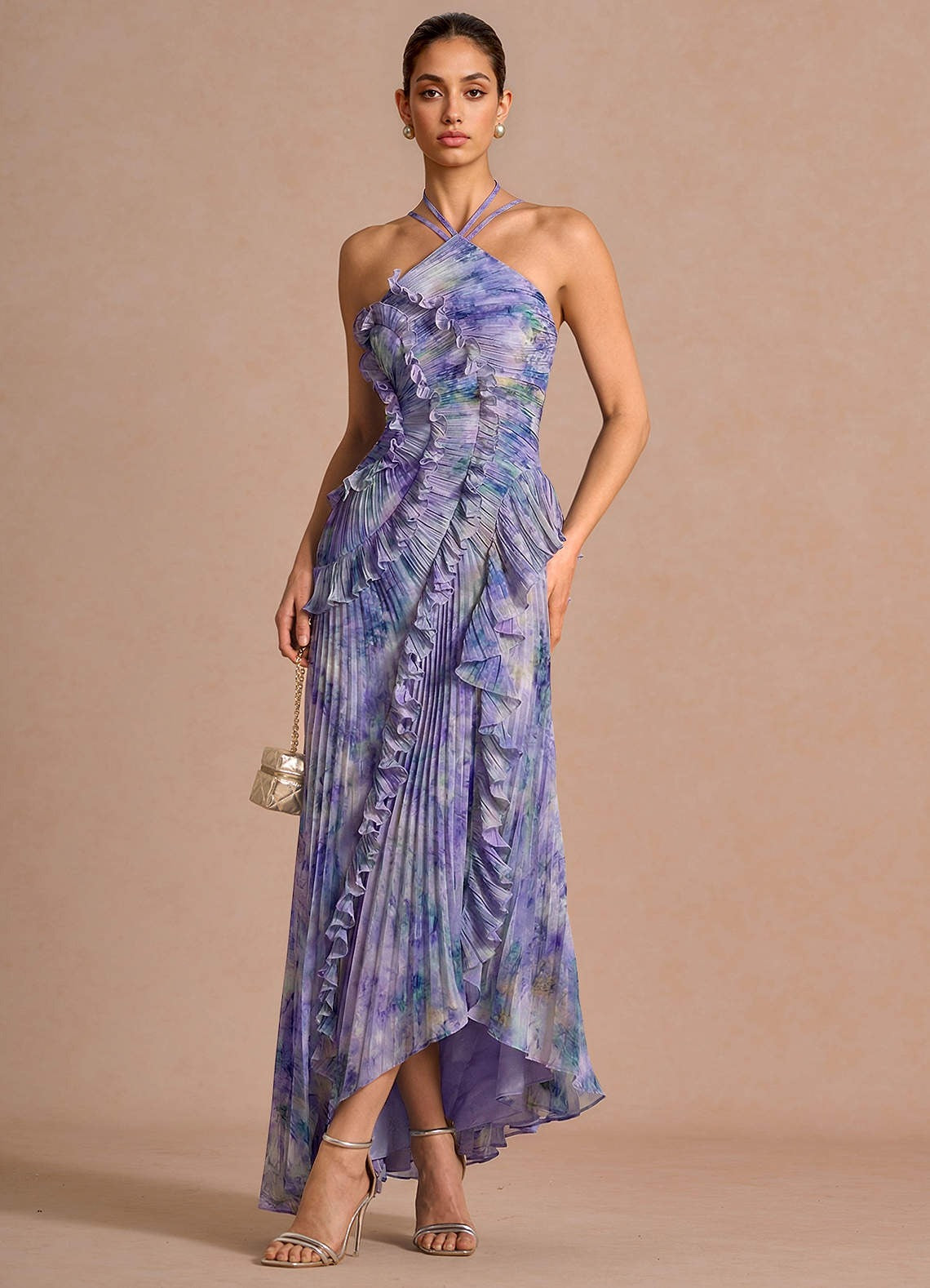Hatsu Lilac Maxi Dress