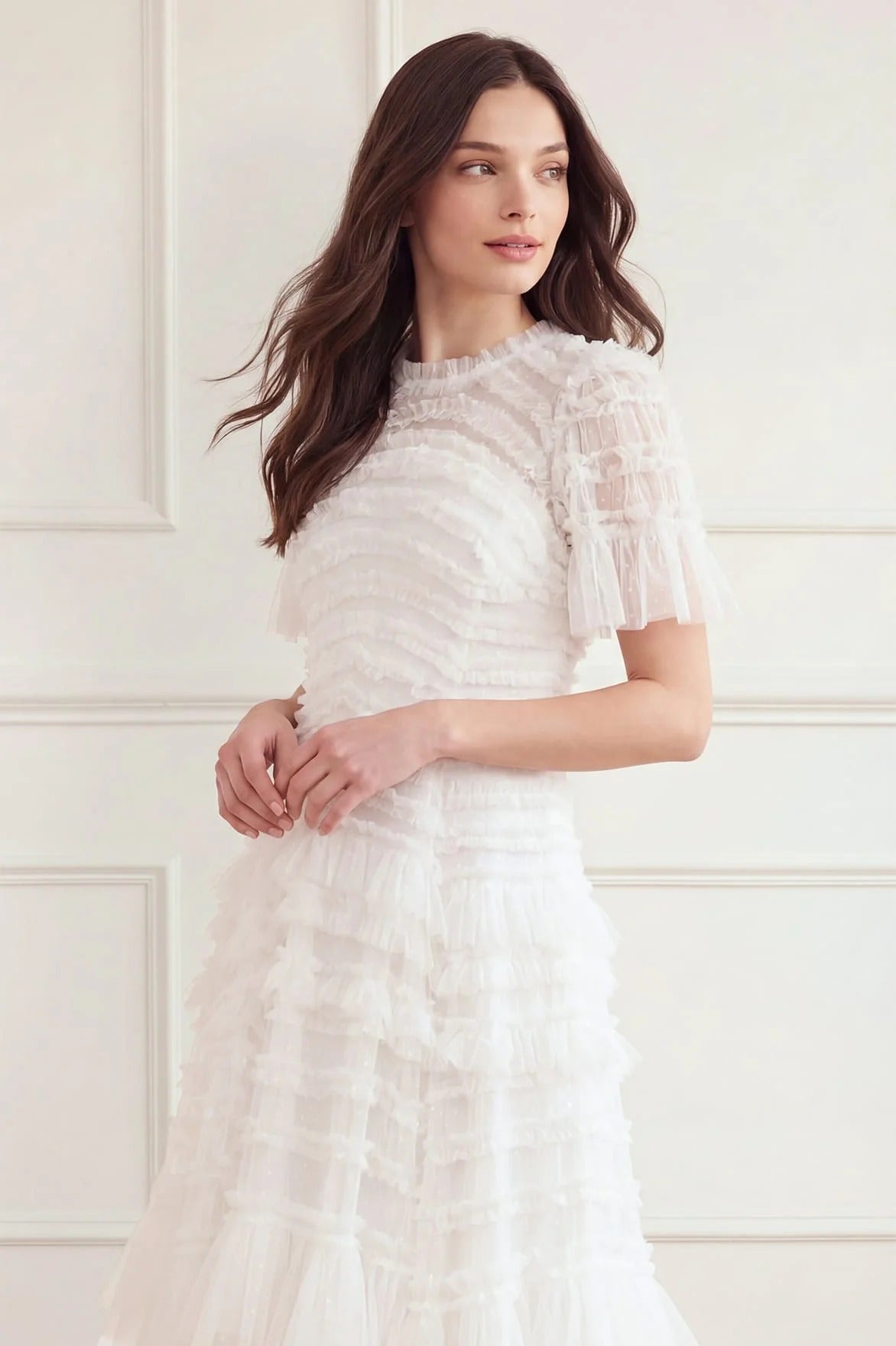 Valentine Ruffle Gown