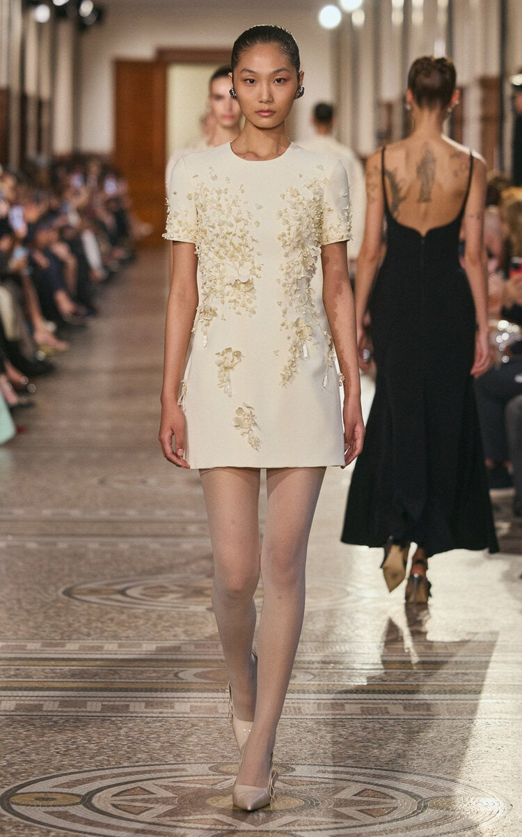Georges Hobeika Embroidered Mini Dress