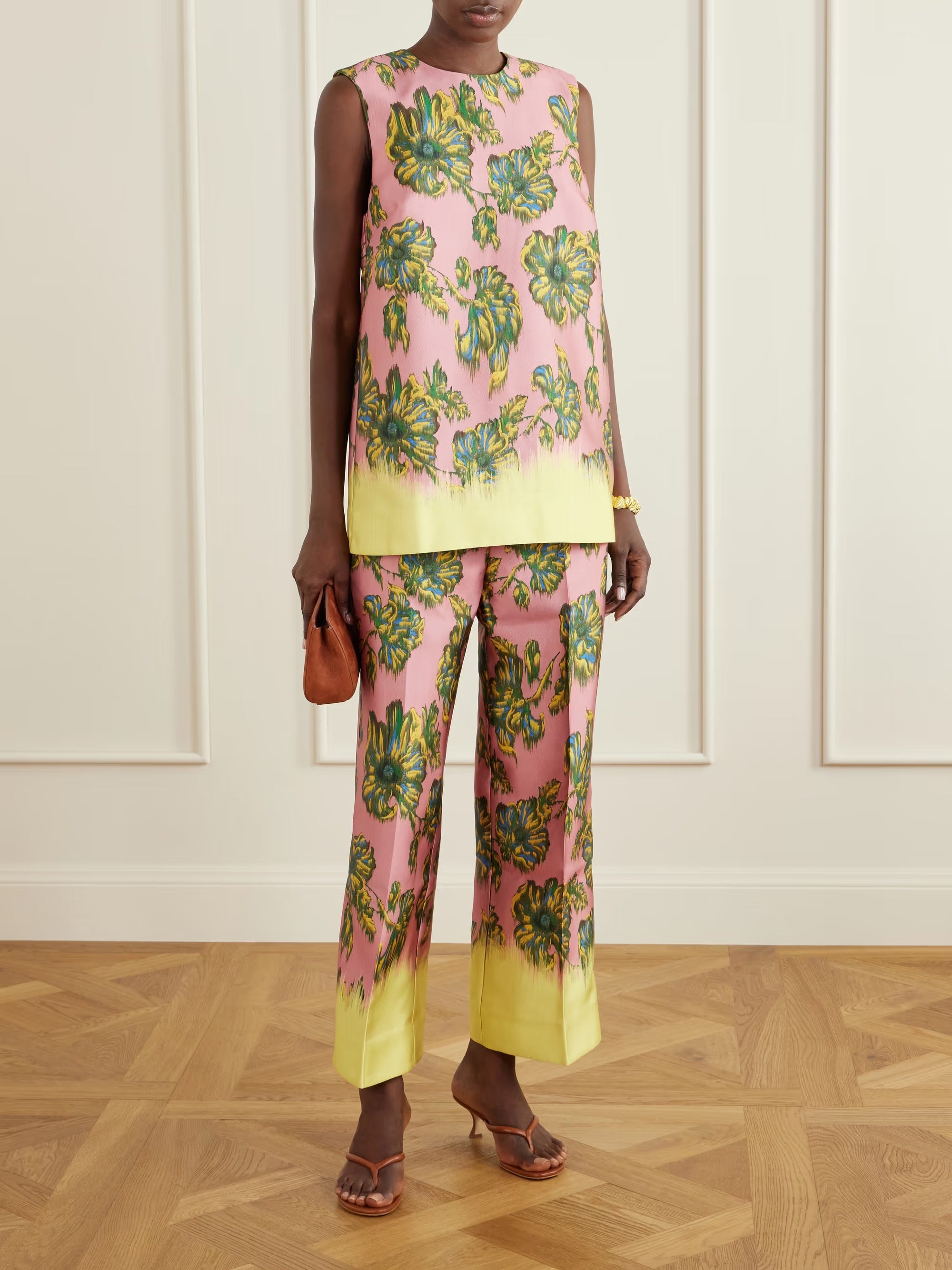 ALÉMAIS Faye floral-print  set