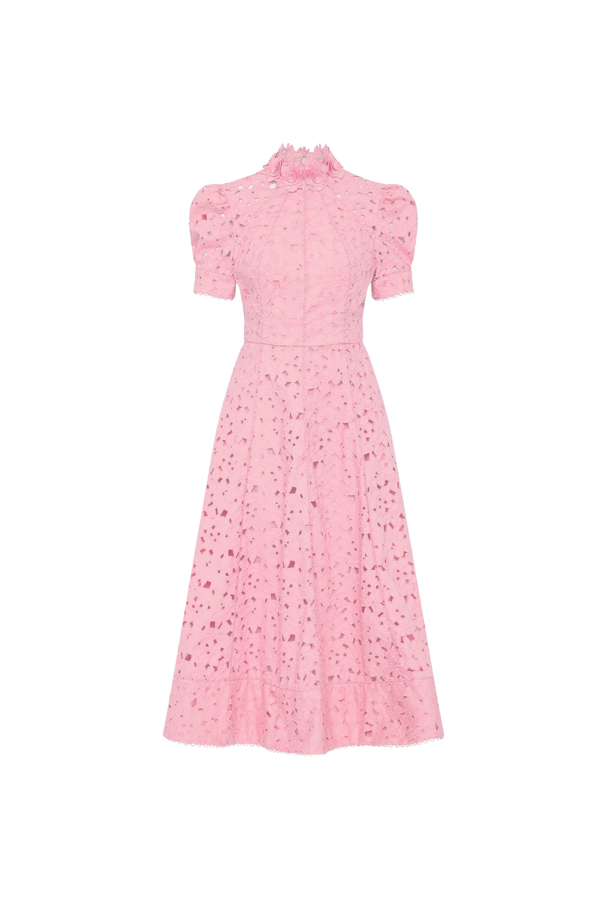 Kitsu Short Sleeve Midi Dress