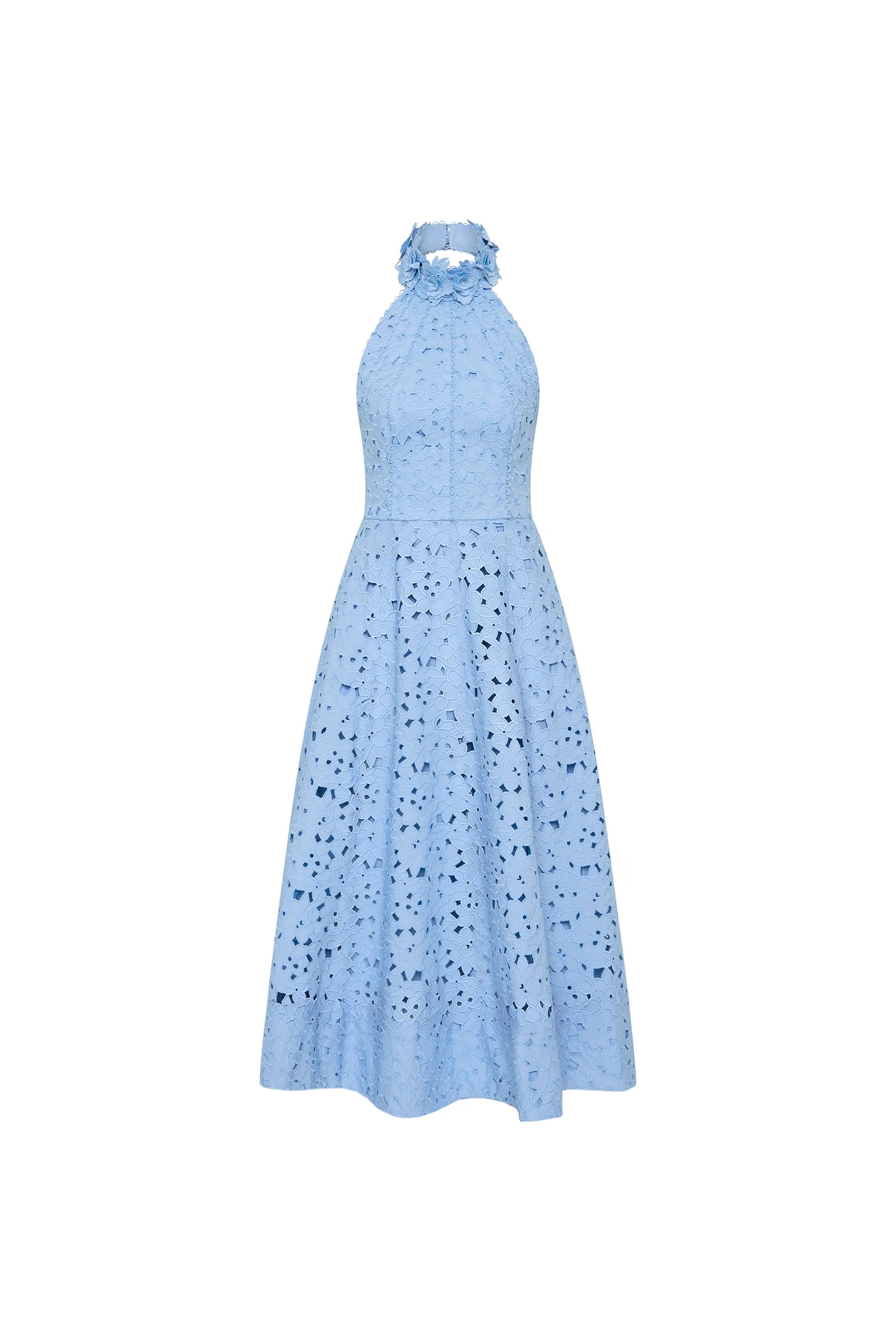 Nuvola Halter Midi Dress