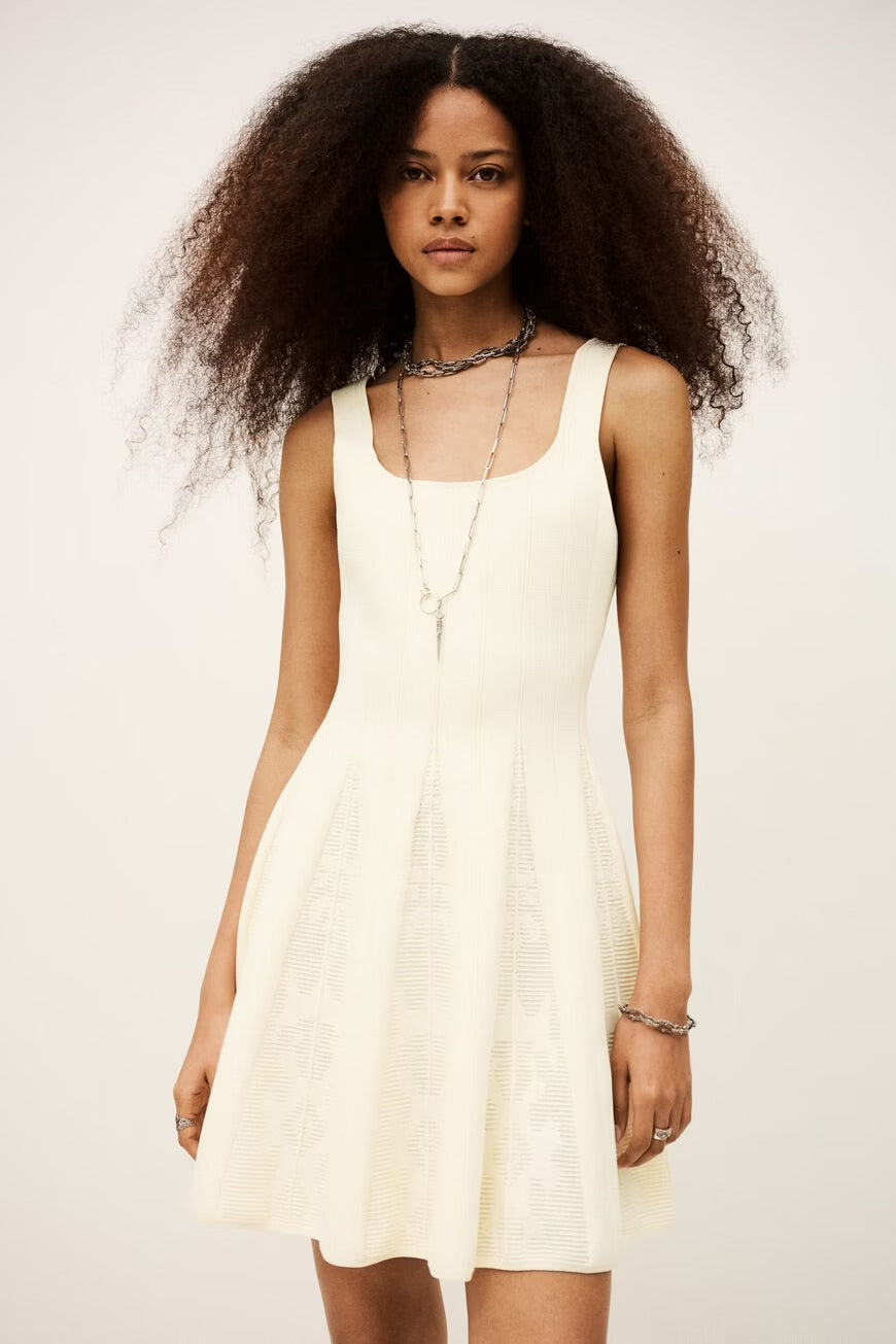 Dress Cattana Ecru