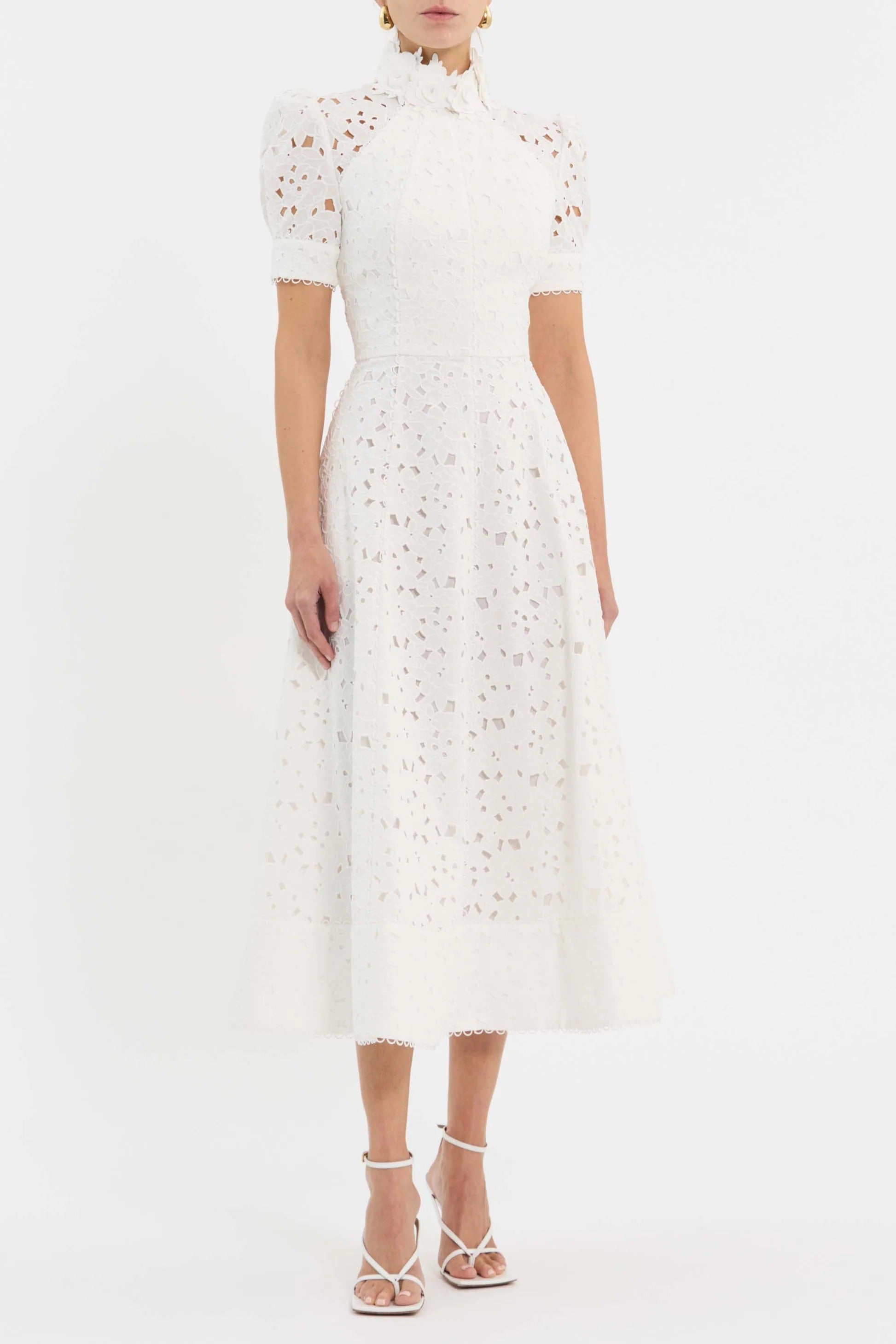 Kitsu Short Sleeve Midi Dress