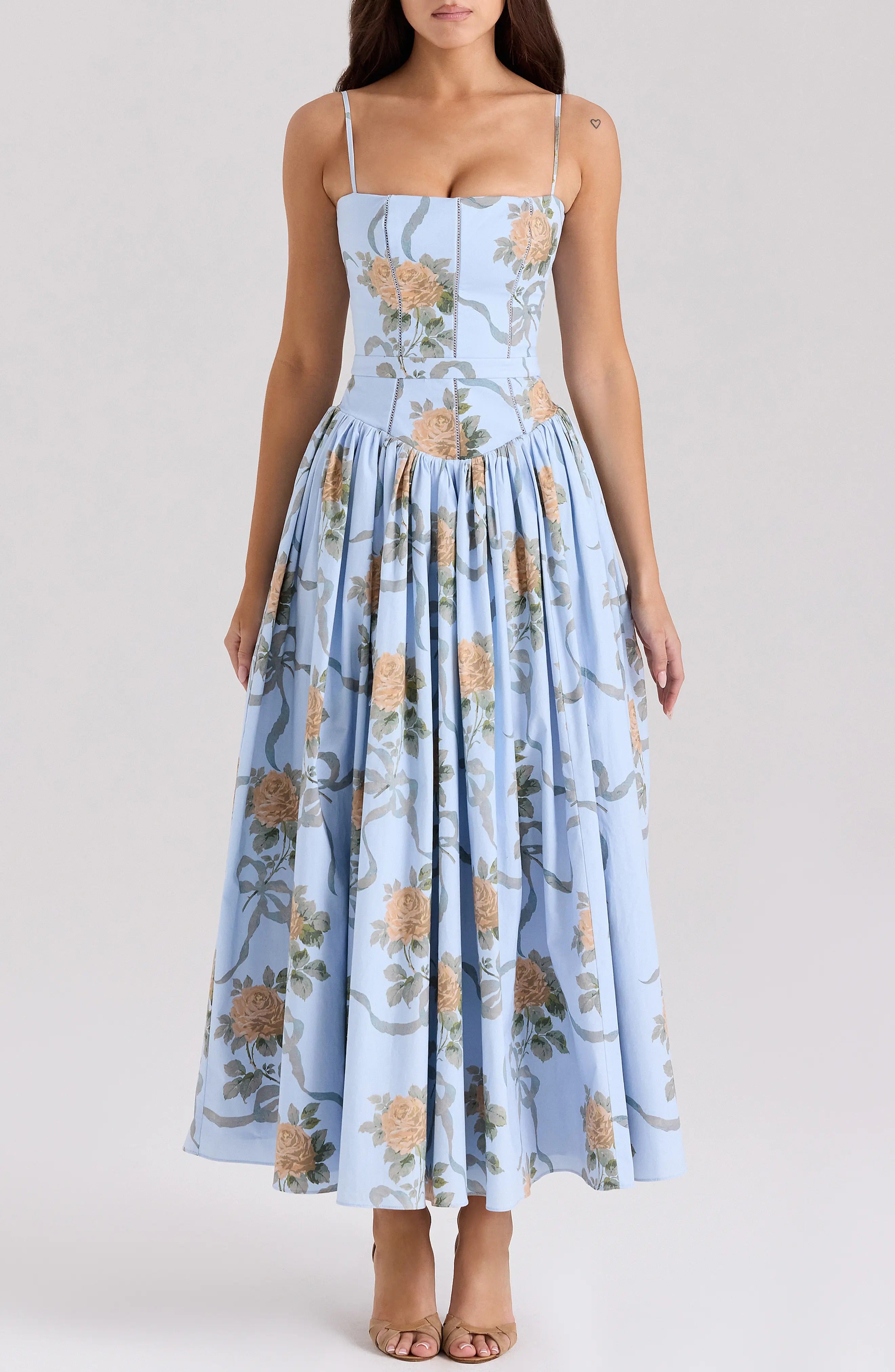 Ysabella Floral Maxi Sundress