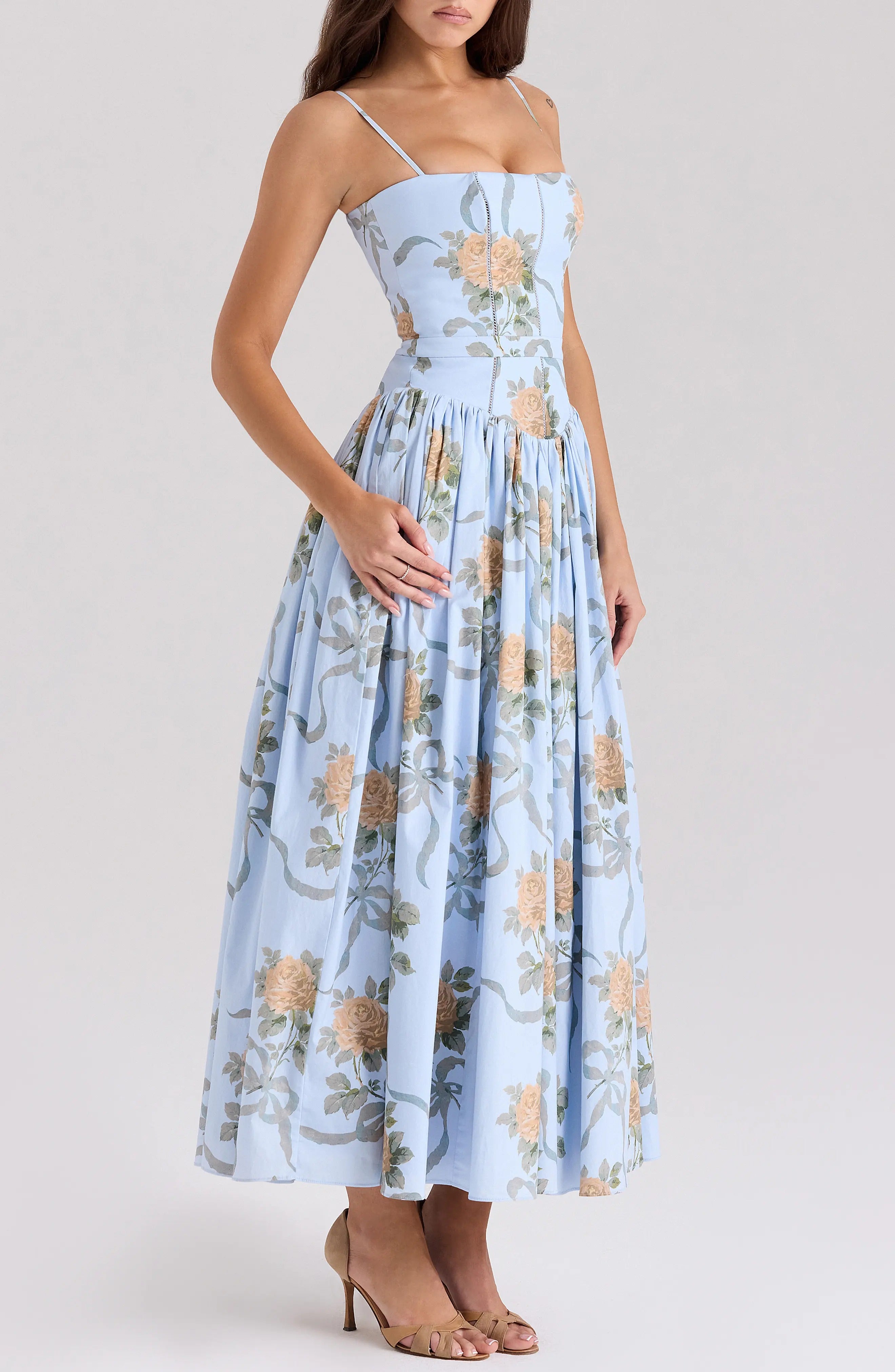 Ysabella Floral Maxi Sundress