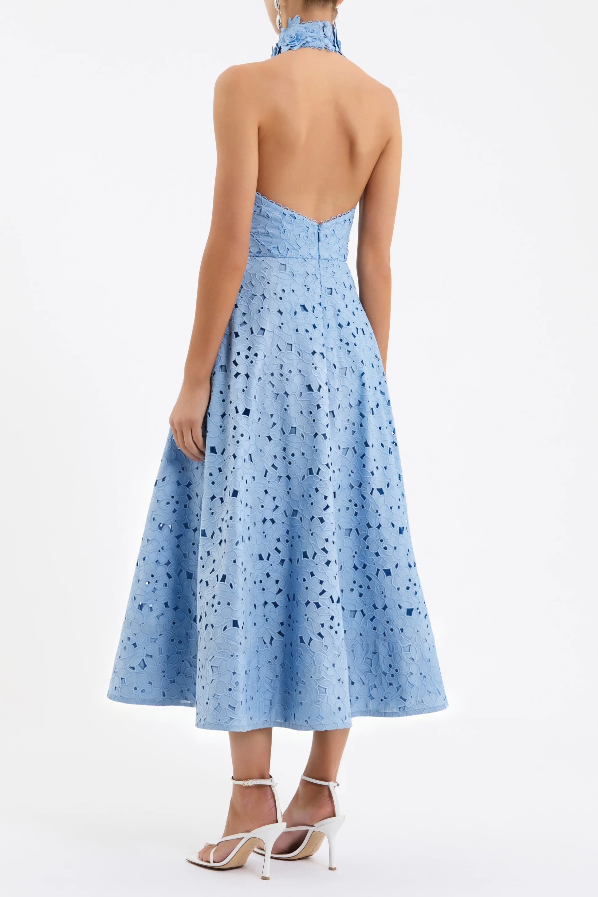 Nuvola Halter Midi Dress
