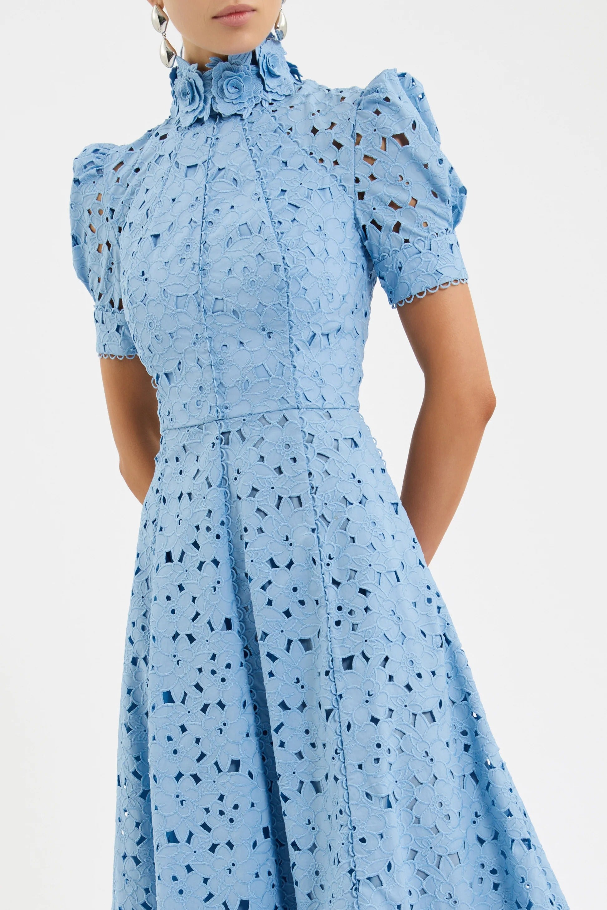 Kitsu Short Sleeve Midi Dress