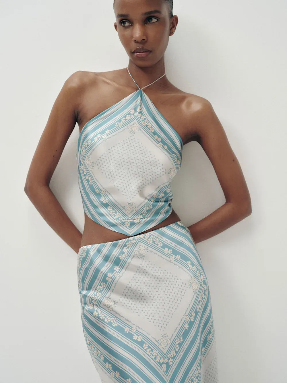 Effie Silk Two Piece