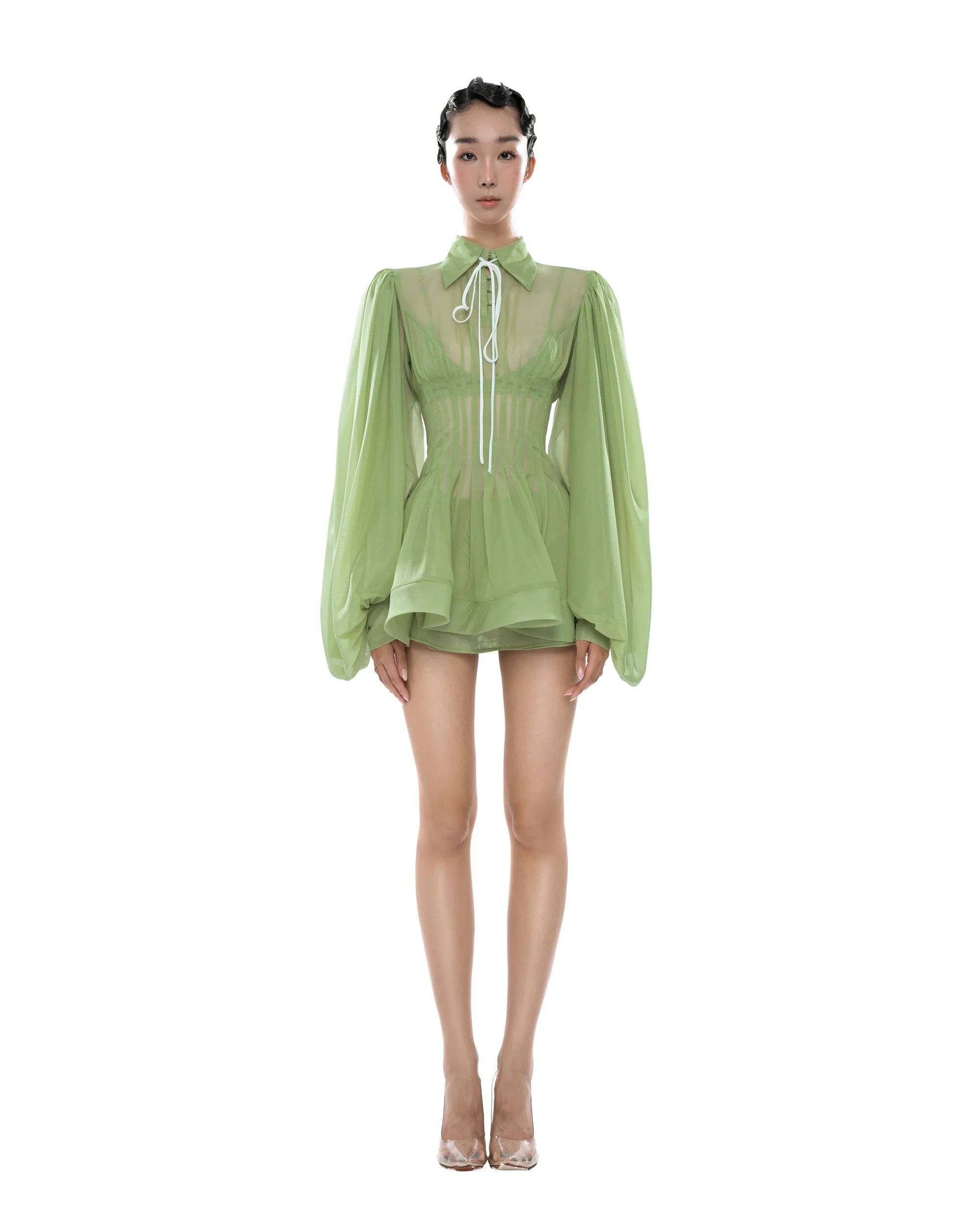 Charlotte Dress Green