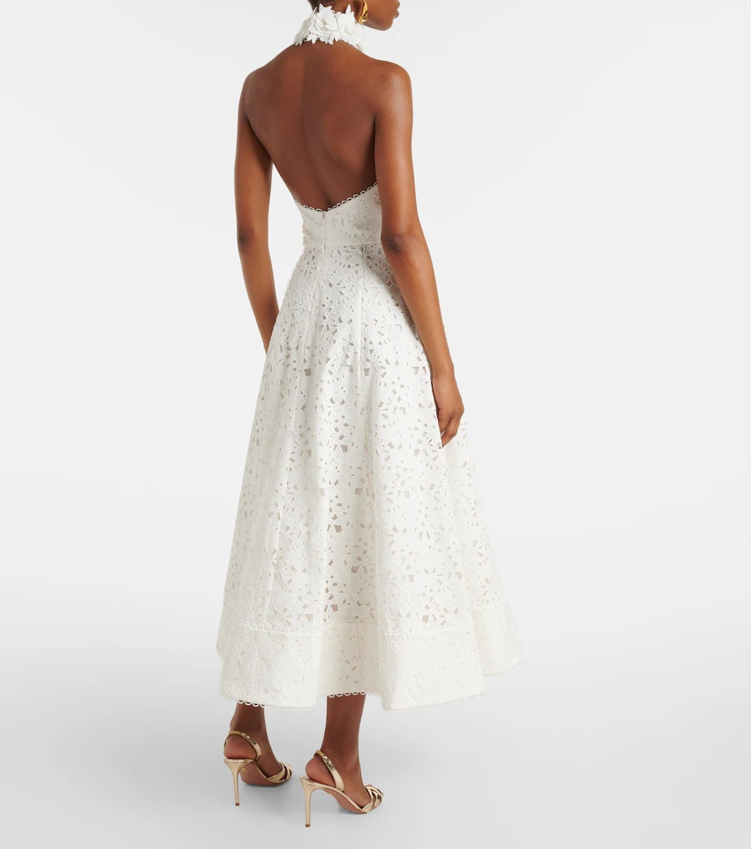 Nuvola Halter Midi Dress