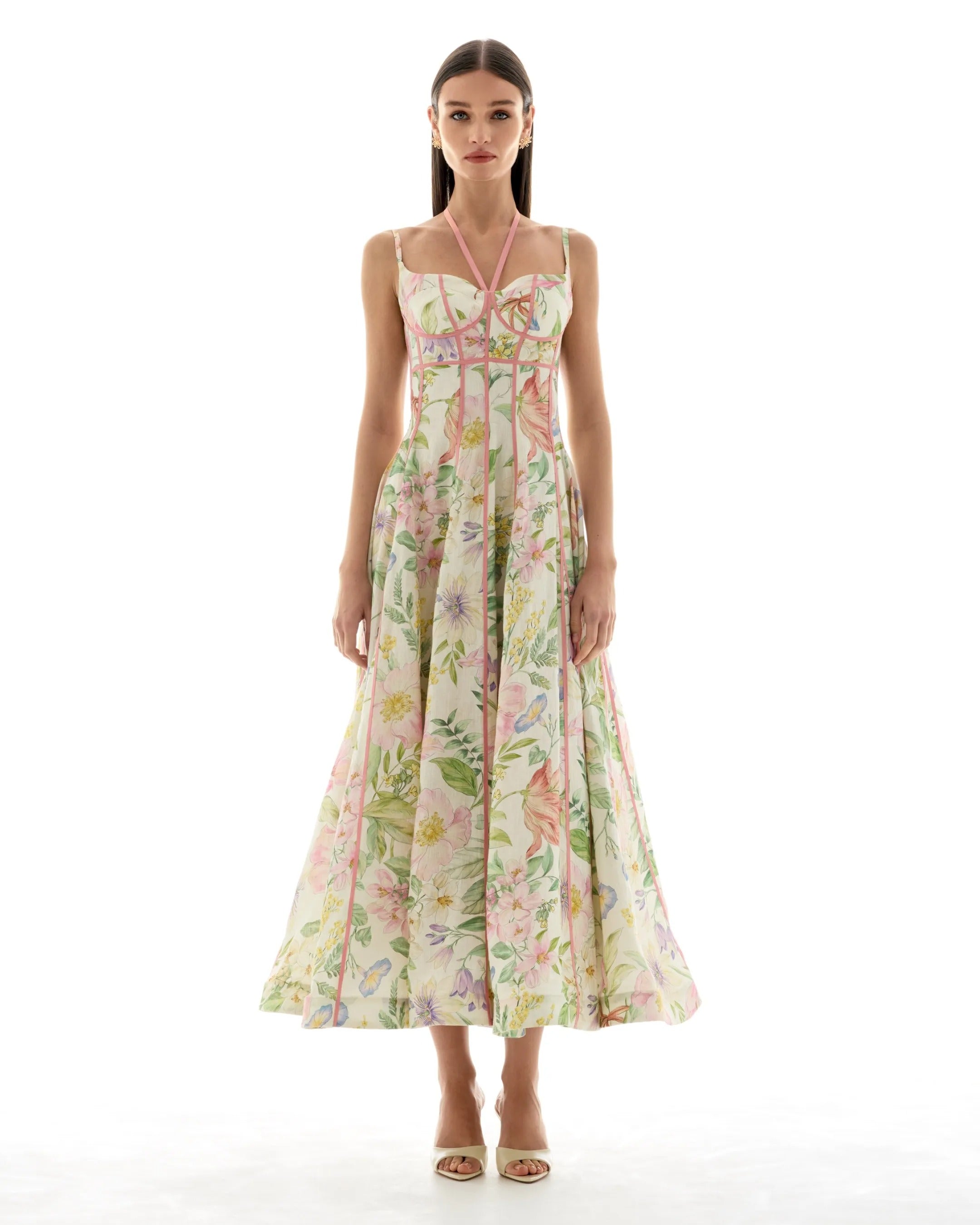 Amoréa bustier midi dress