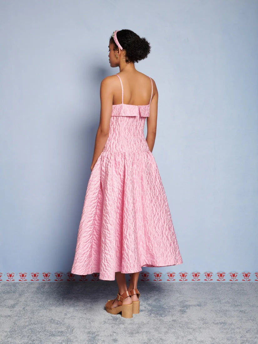 Posy Jacquard Midi Dress