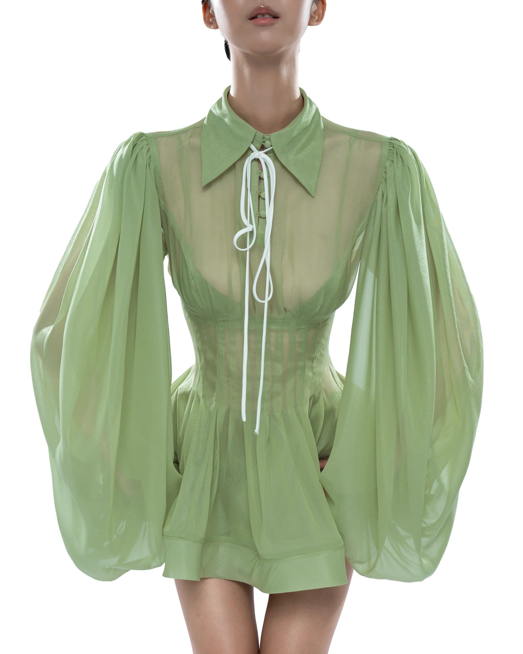 Charlotte Dress Green