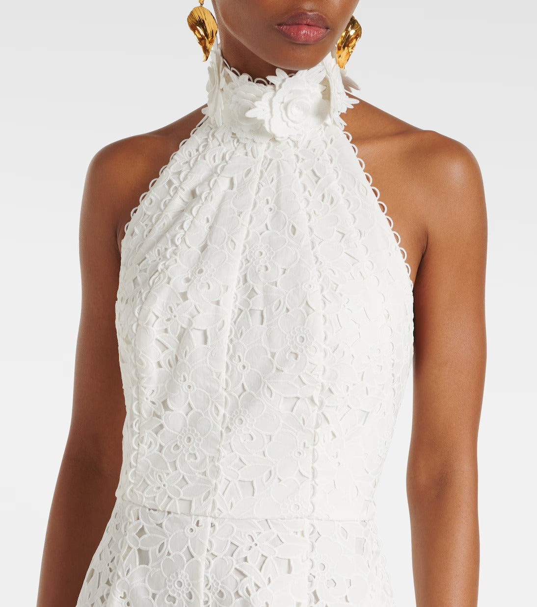 Nuvola Halter Midi Dress