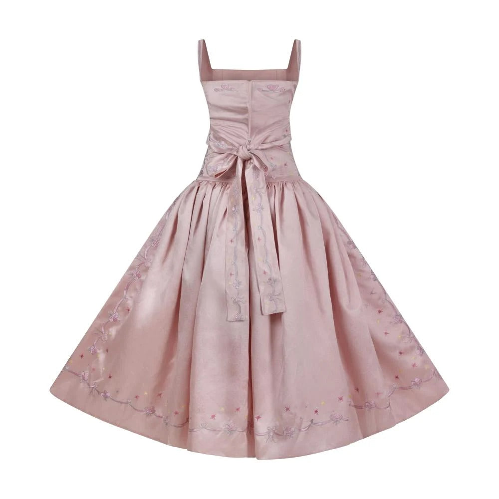 Pinky Swan Maxi Dress