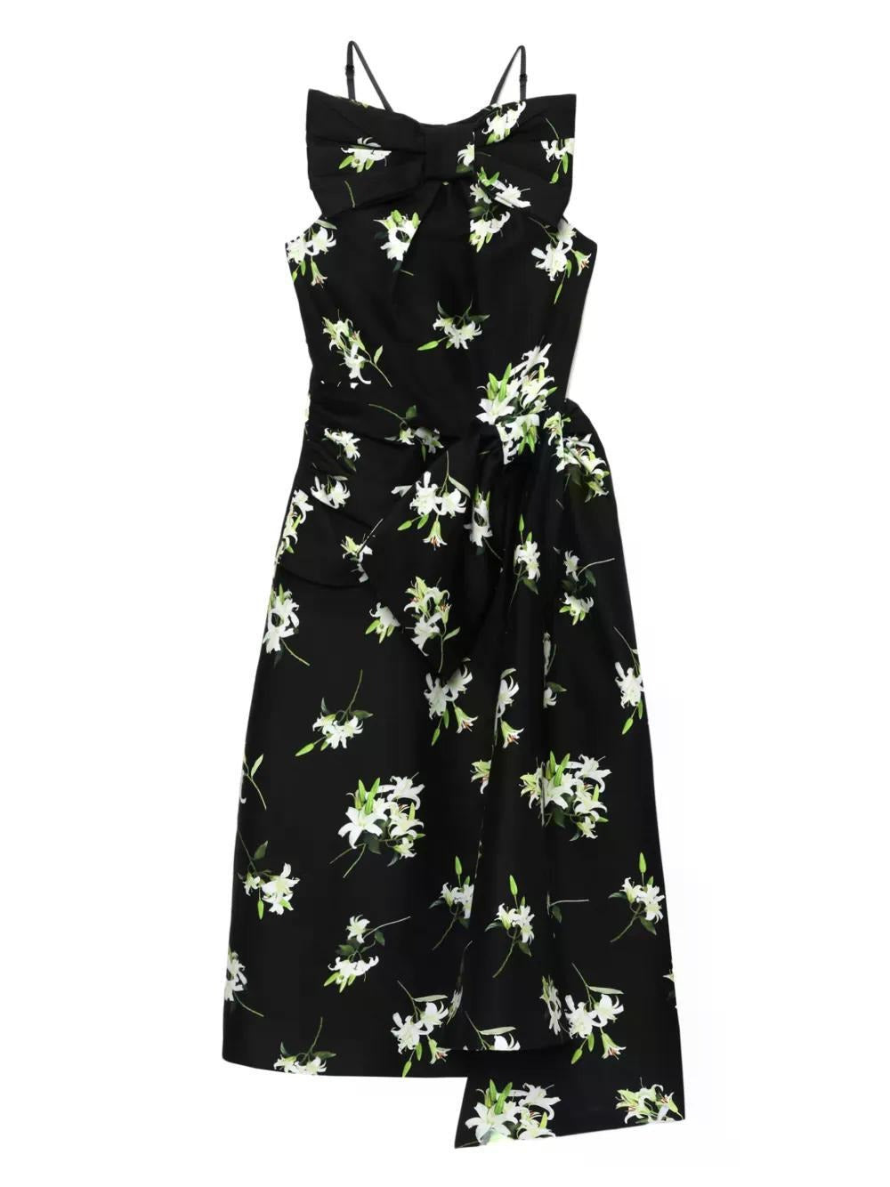 SHUSHU bow-detailed dress