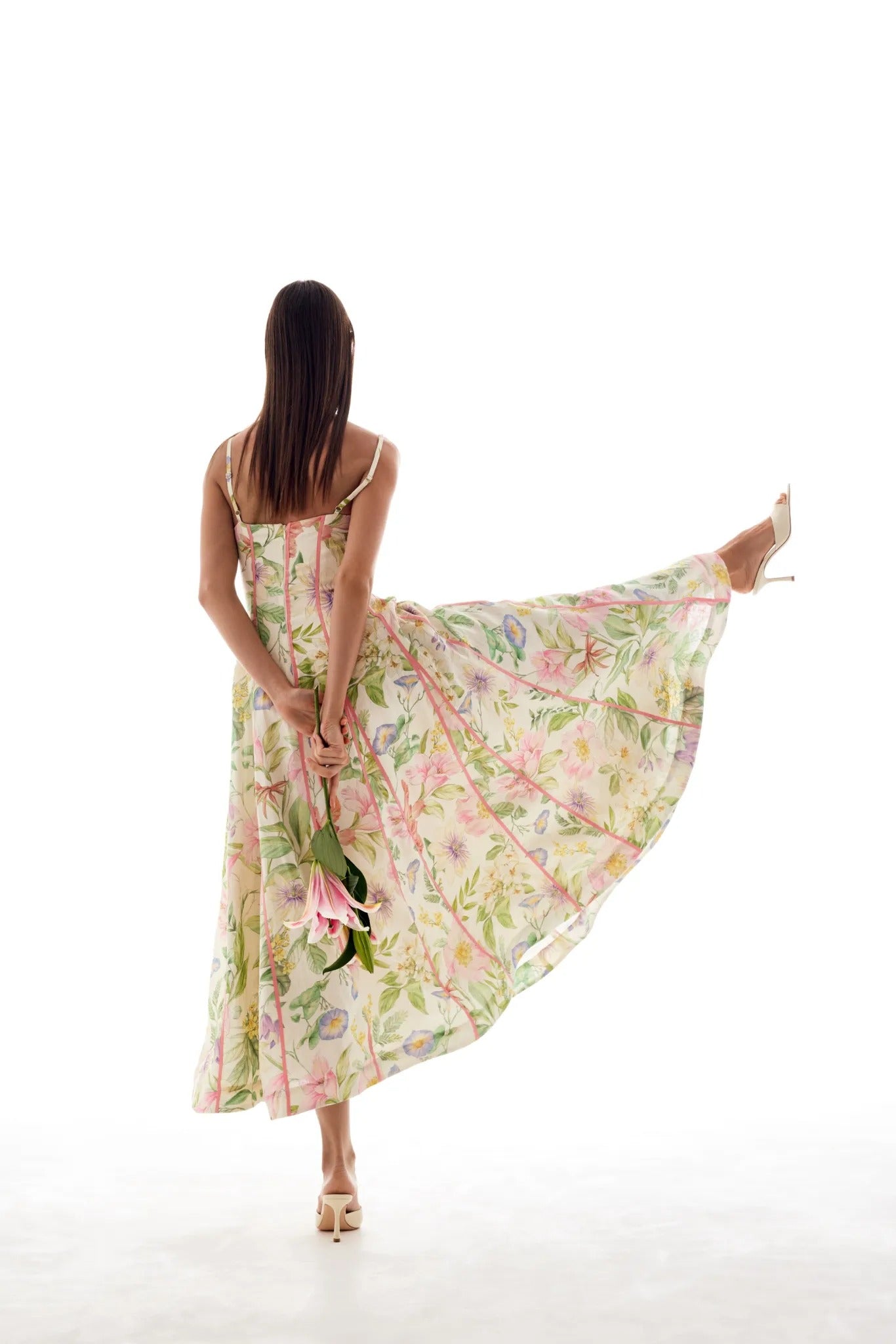 Amoréa bustier midi dress