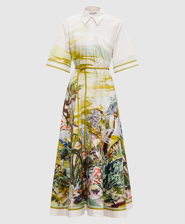 Beige Jungle Boogie shirt dress