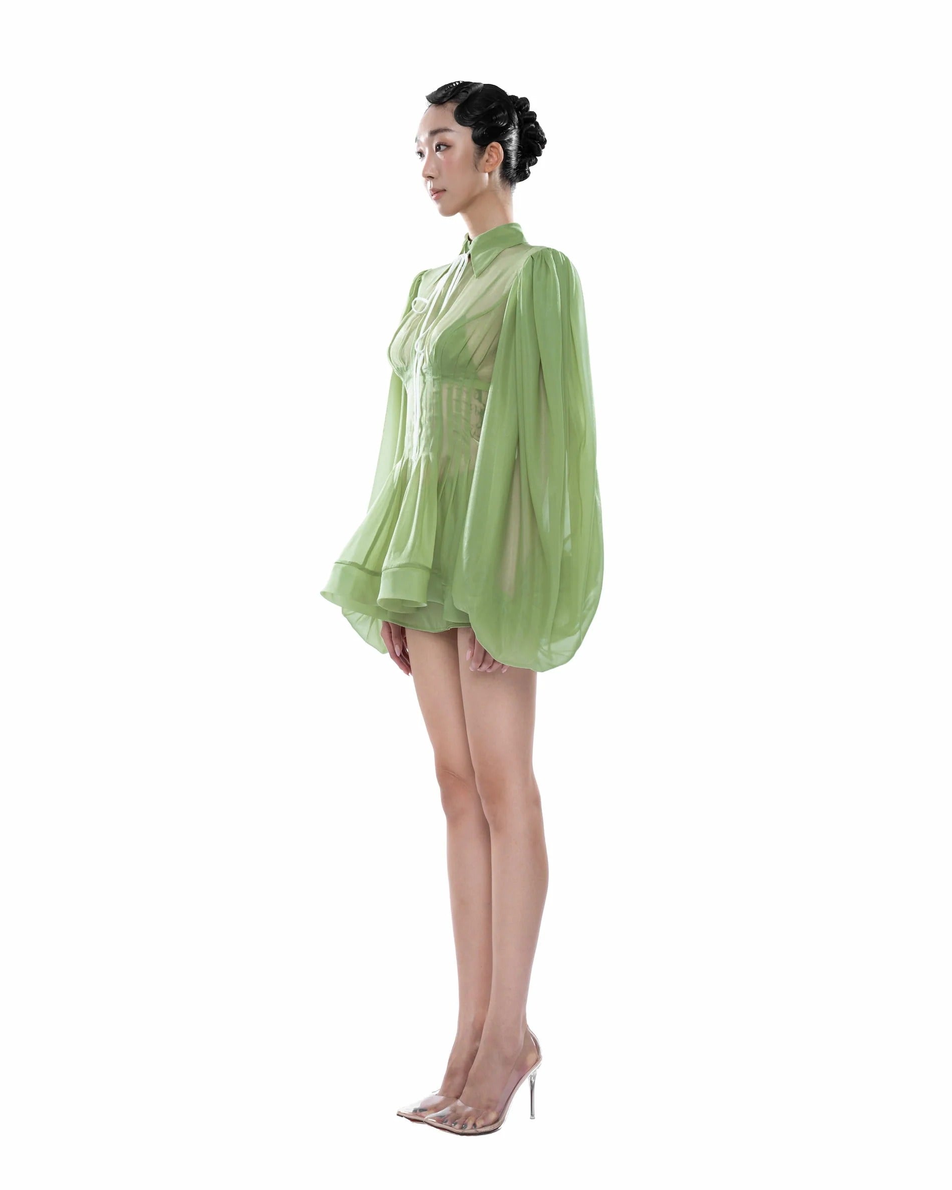 Charlotte Dress Green