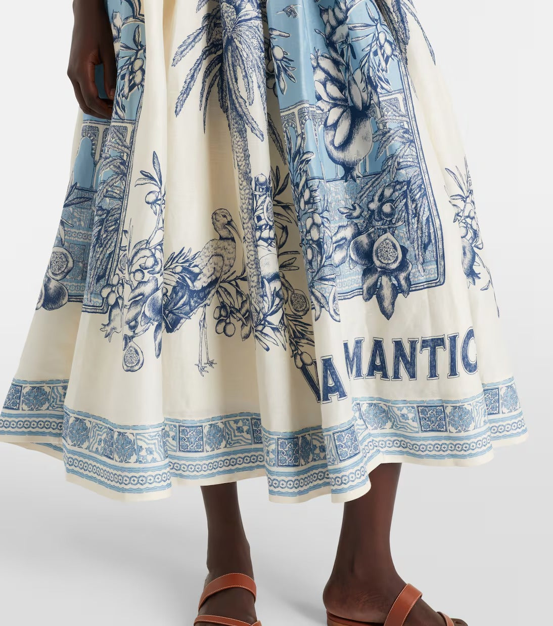Villa Romantica Linen-Blend Maxi Dress