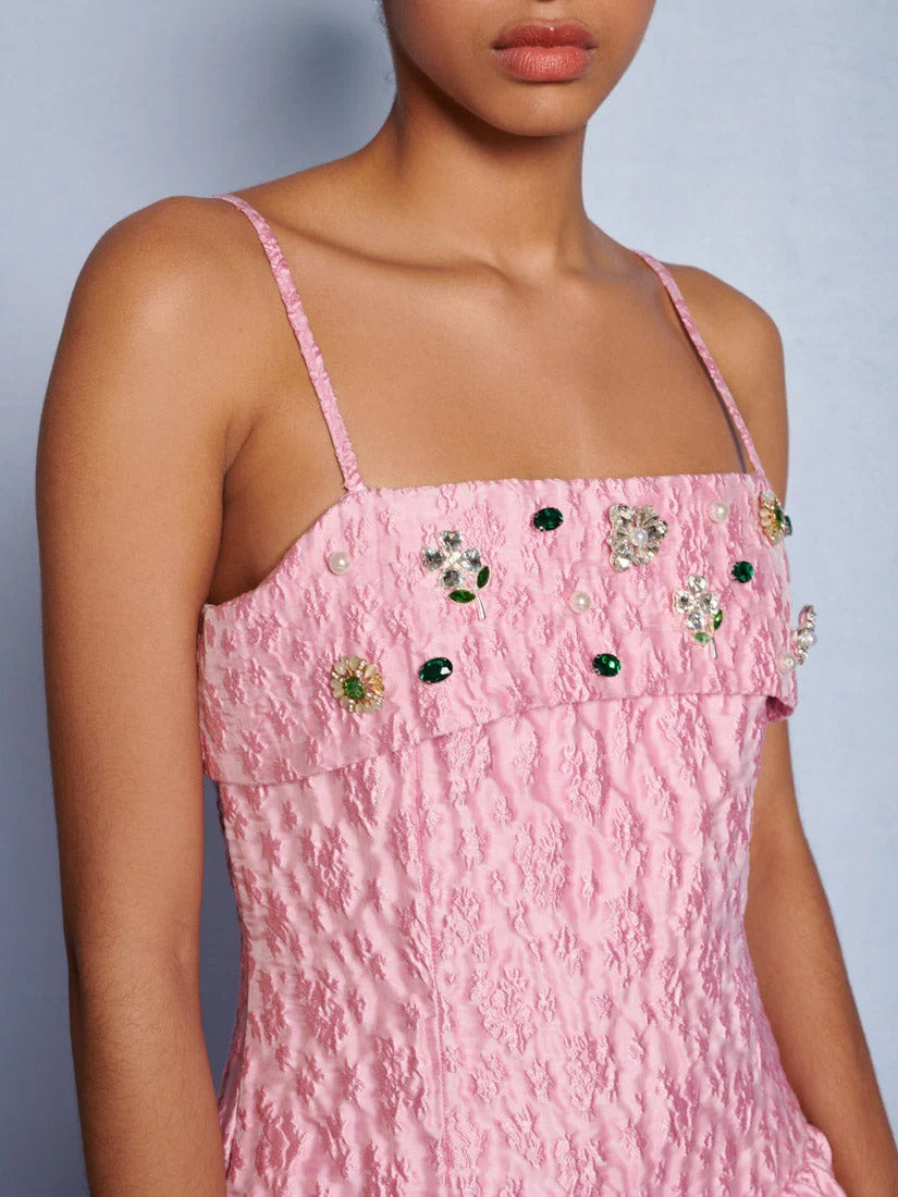 Posy Jacquard Midi Dress