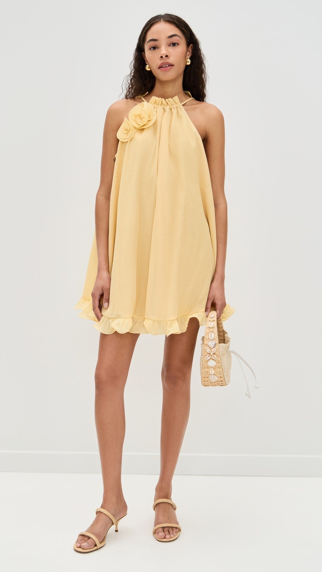 THE WOLF GANG  mica mini dress