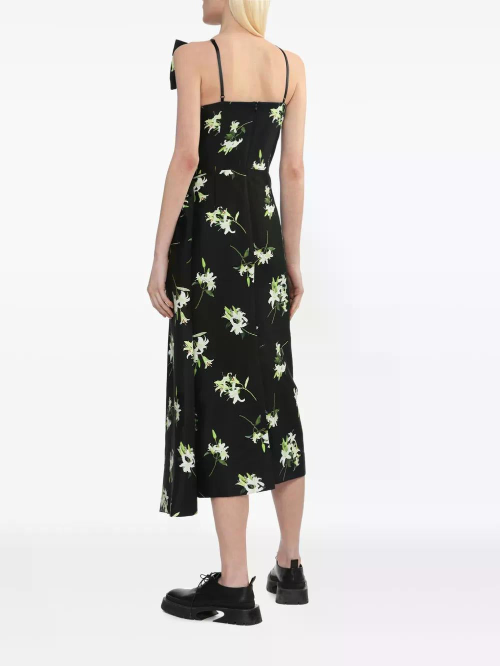 SHUSHU bow-detailed dress