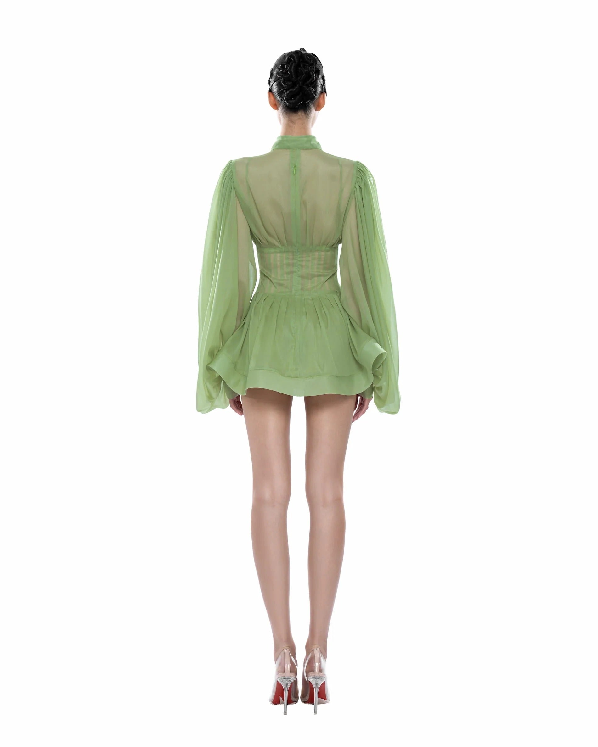 Charlotte Dress Green