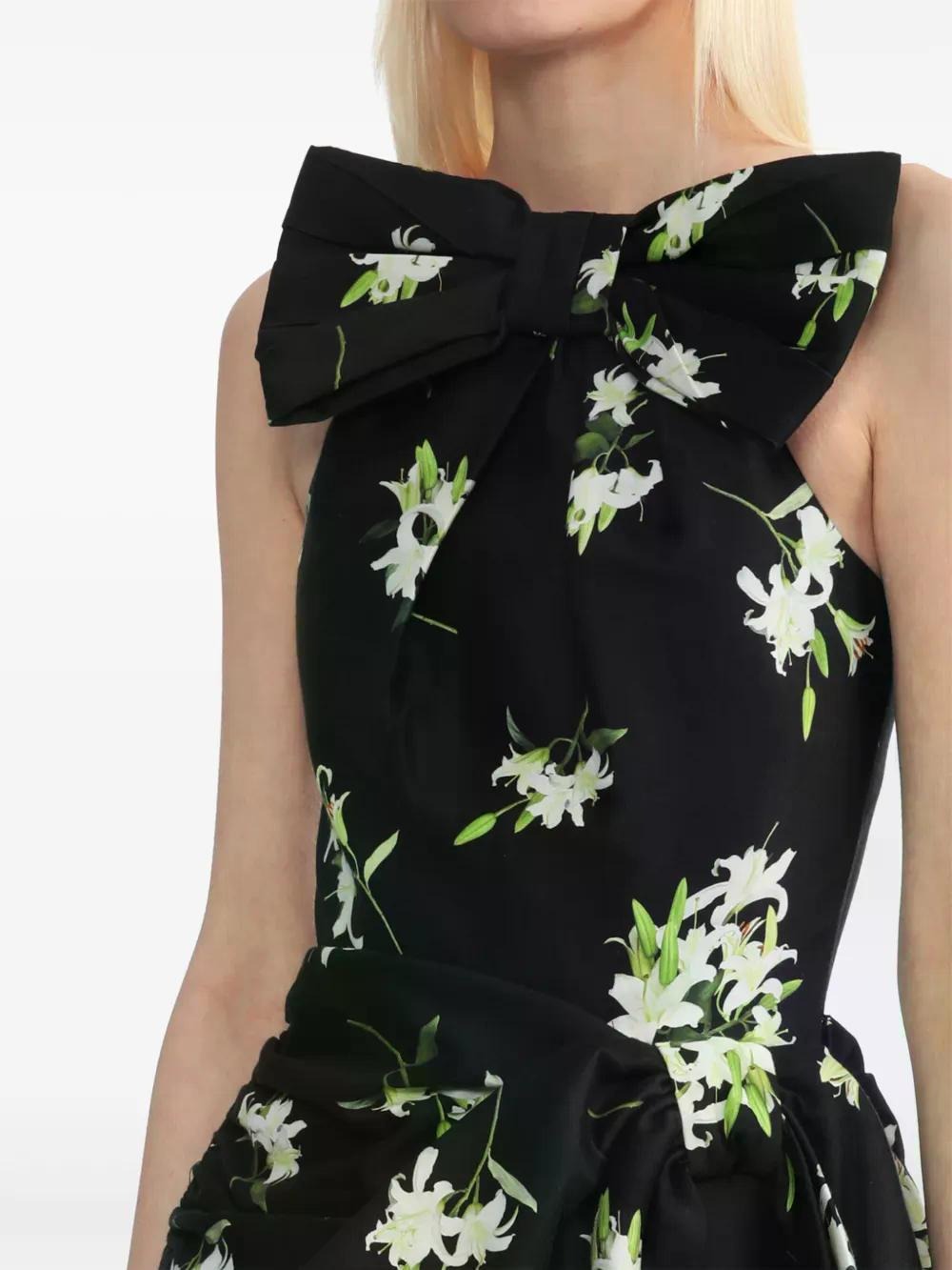 SHUSHU bow-detailed dress
