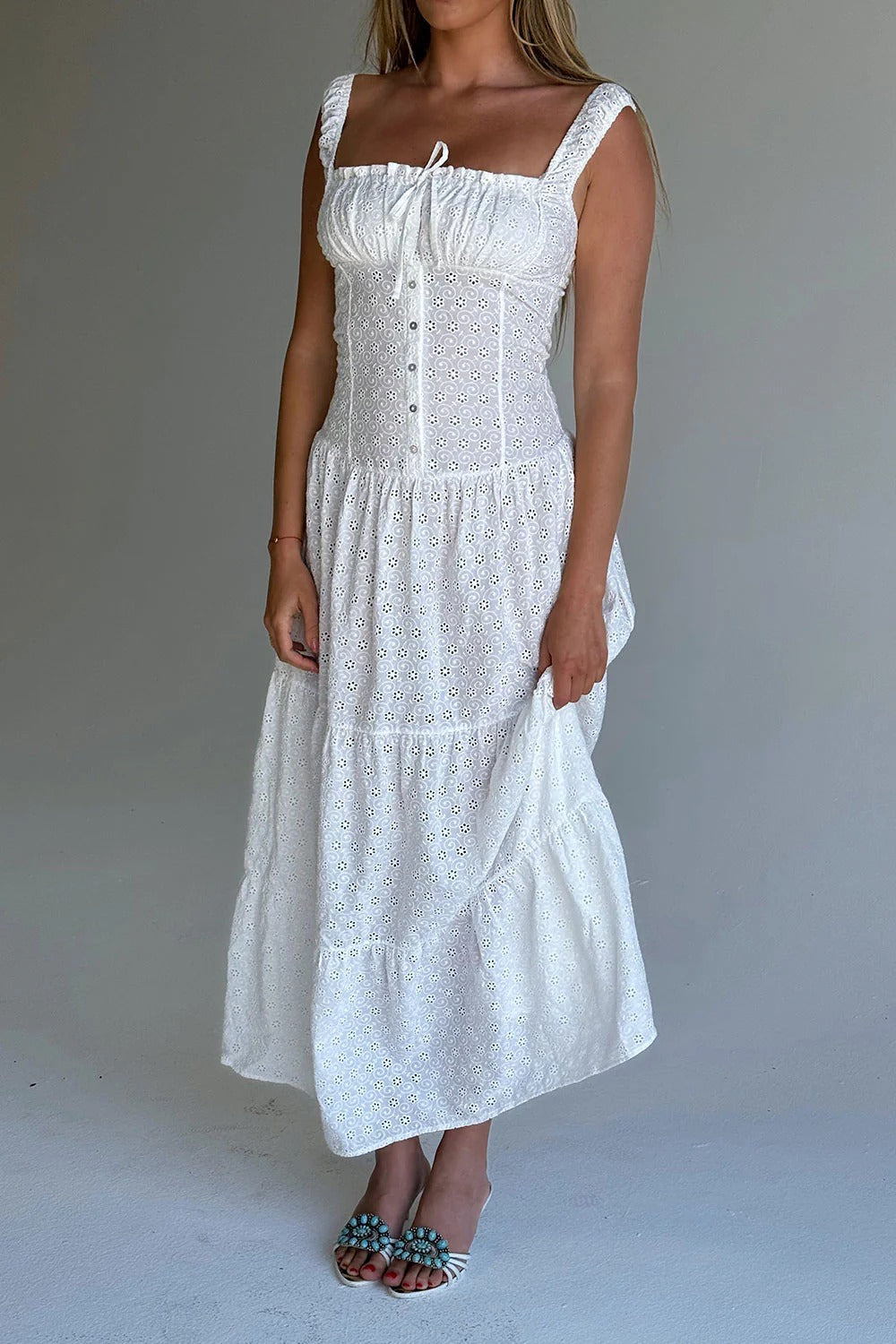 Christabelle Eyelet Maxi Dress