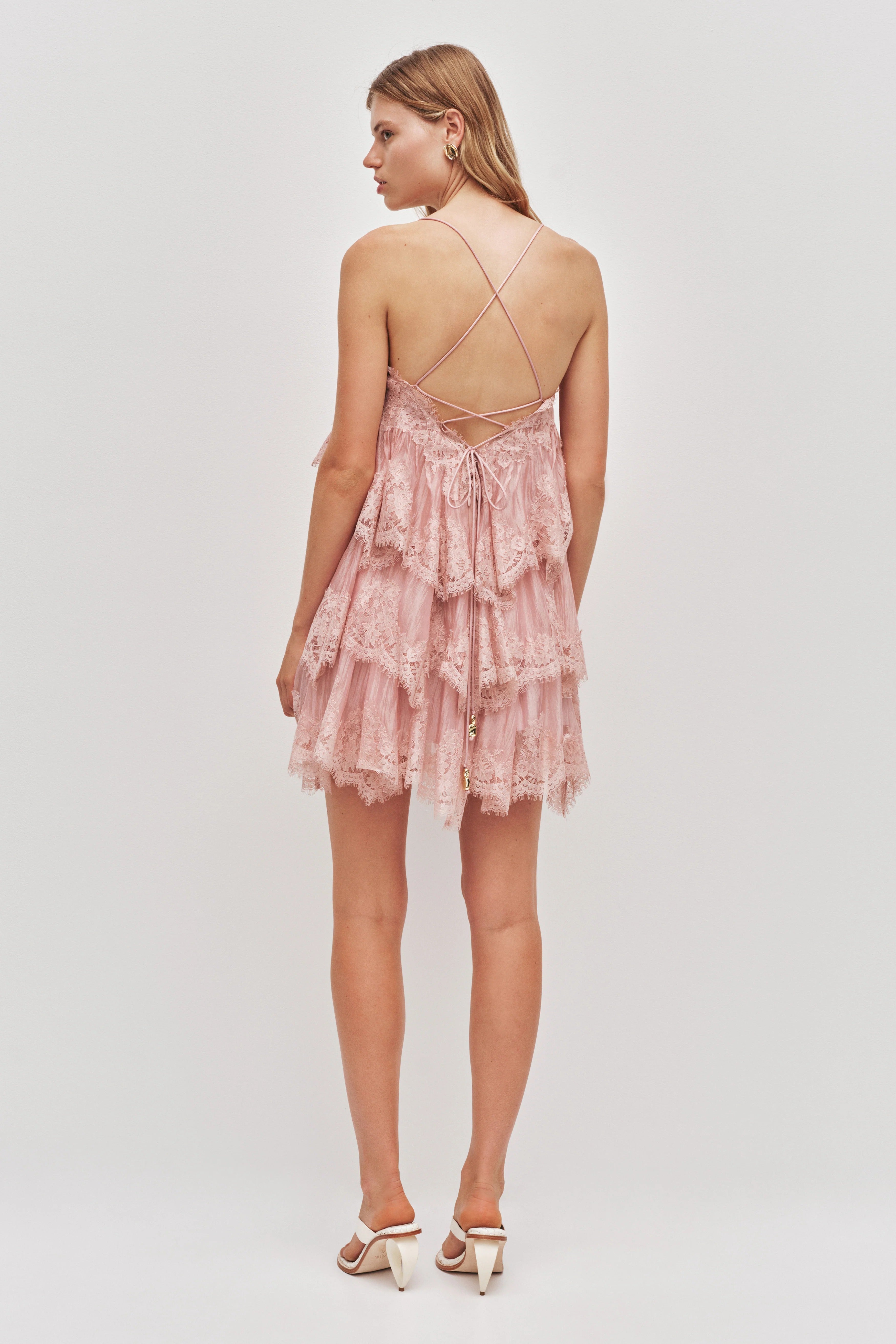 Ophelia Lace Mini Dress