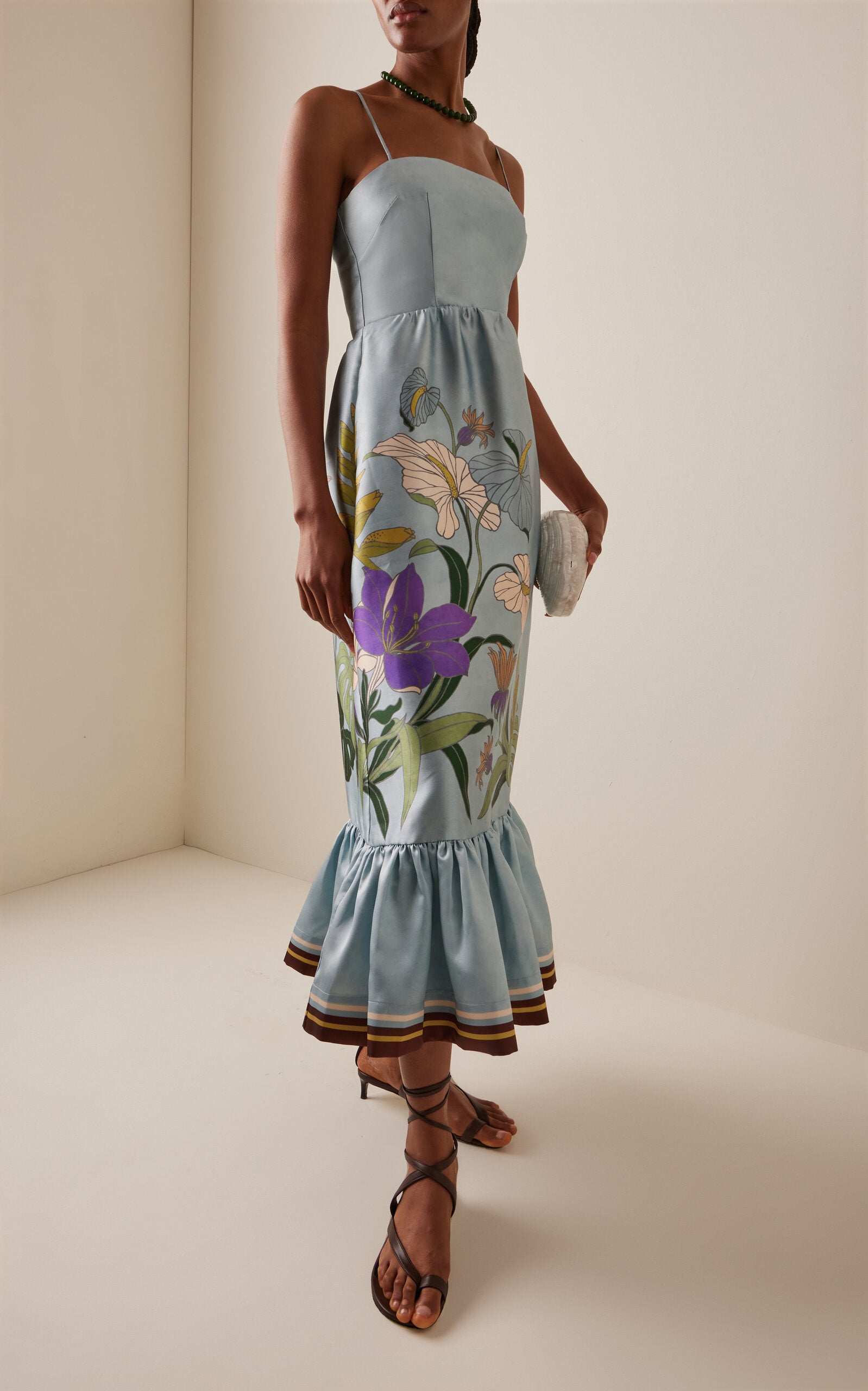 Alfie Taffeta Midi Dress