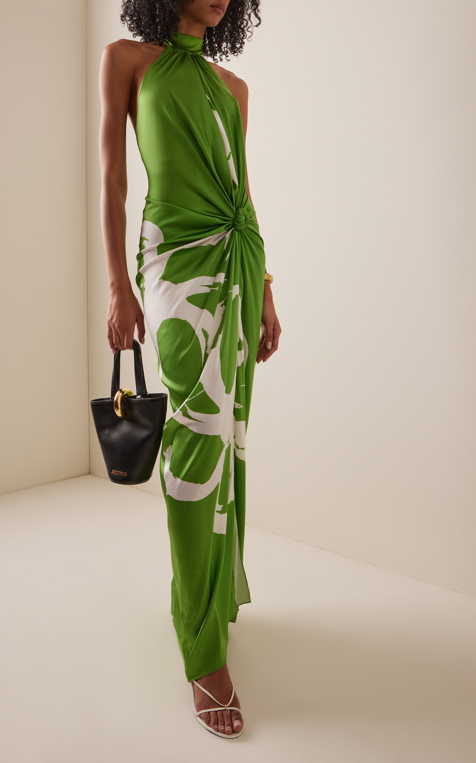 Olatz Knot-Detailed Maxi Dress