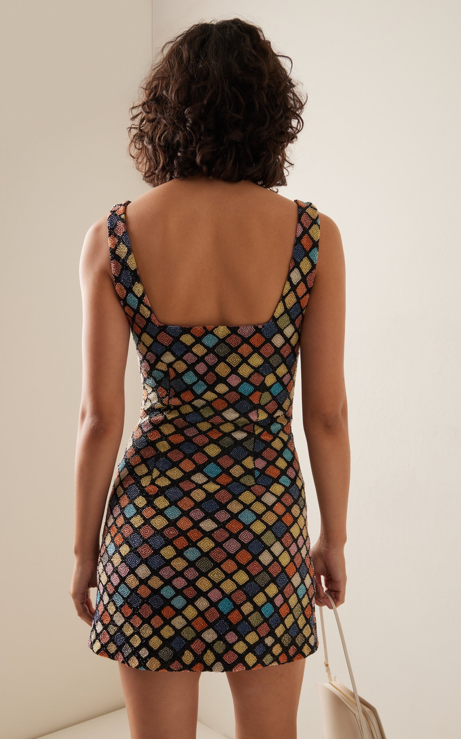 Le Sable Beaded Mini Dress