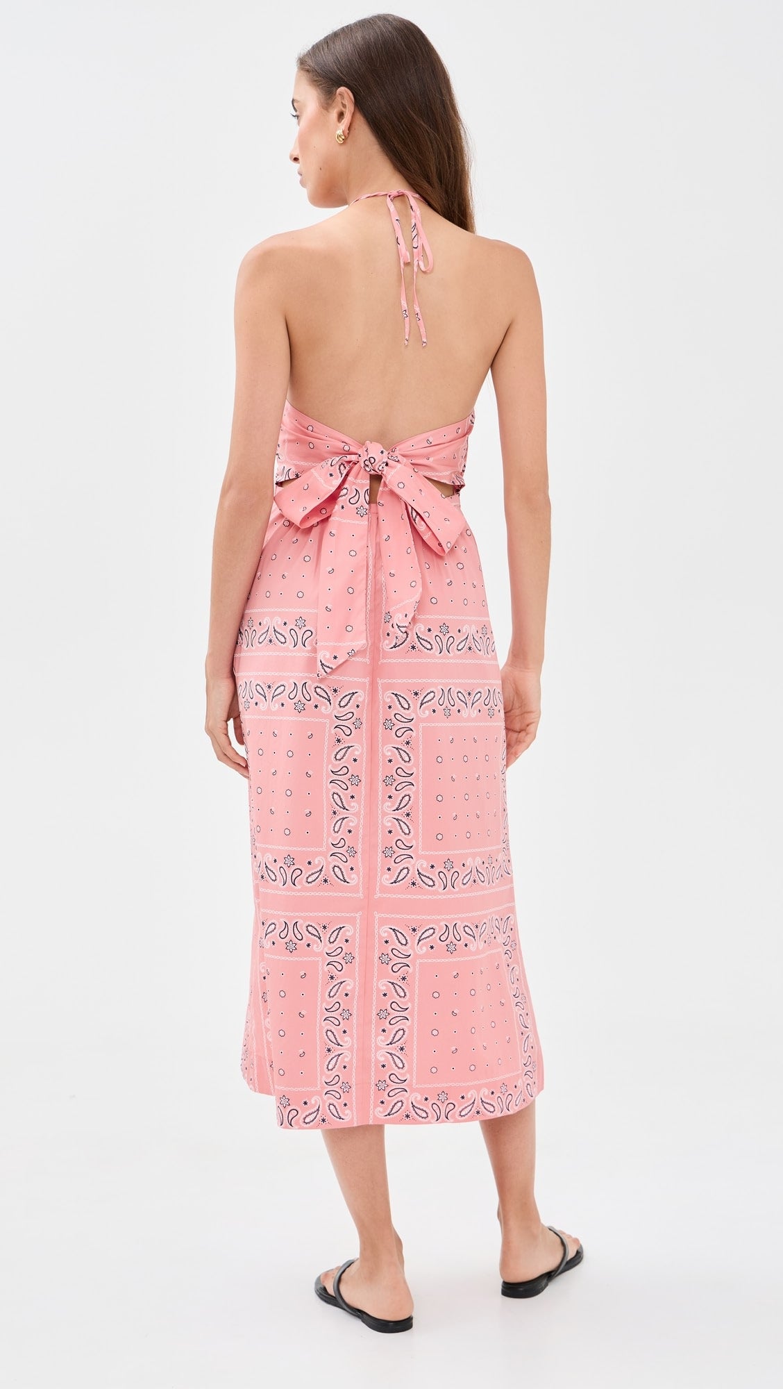 Madewell x Shopbop Smocked Halter Midi Dress 2