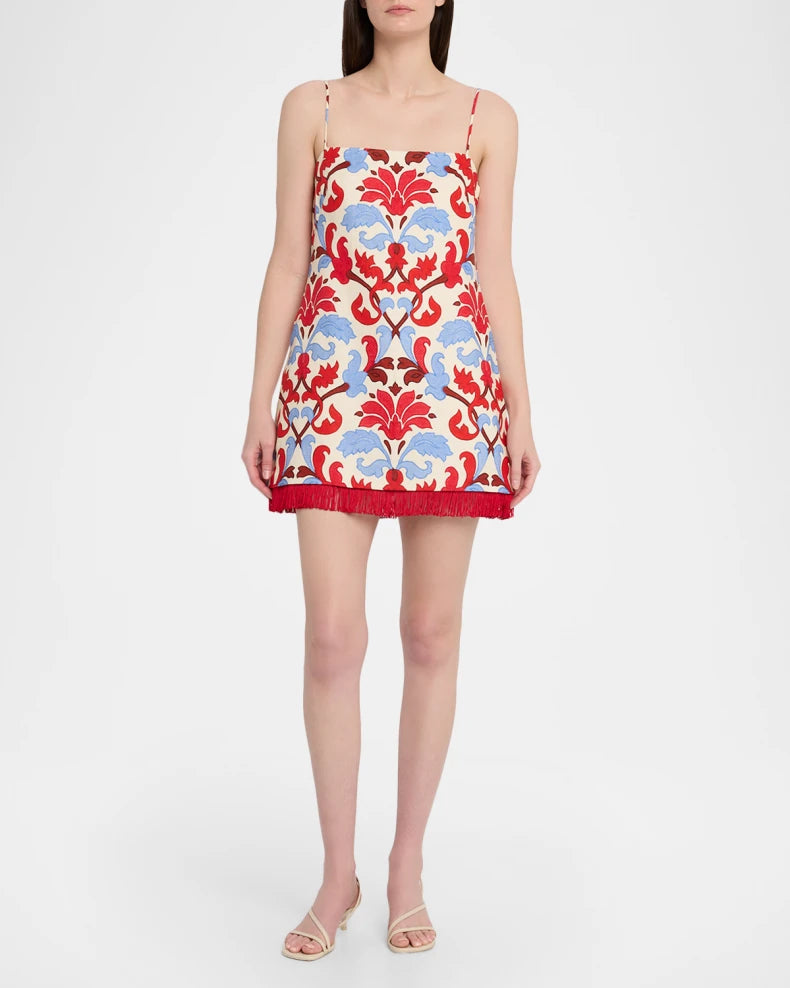Valencia Printed Mini Dress