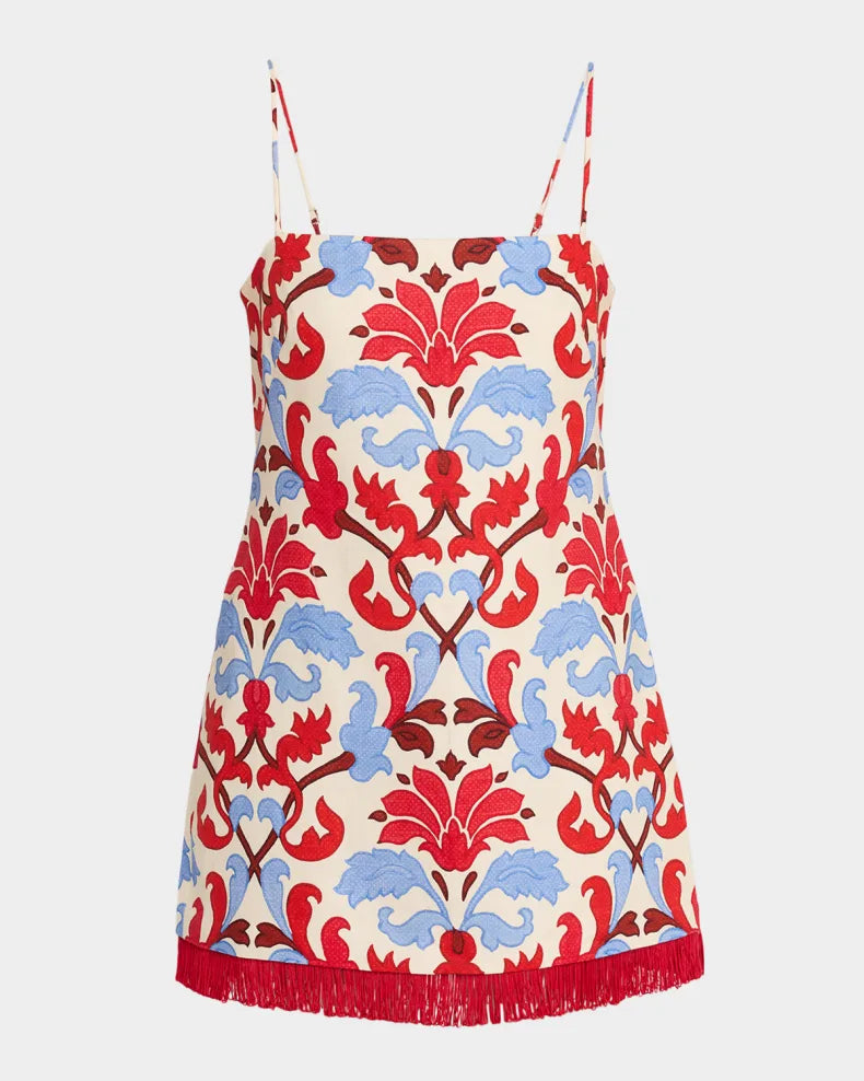 Valencia Printed Mini Dress