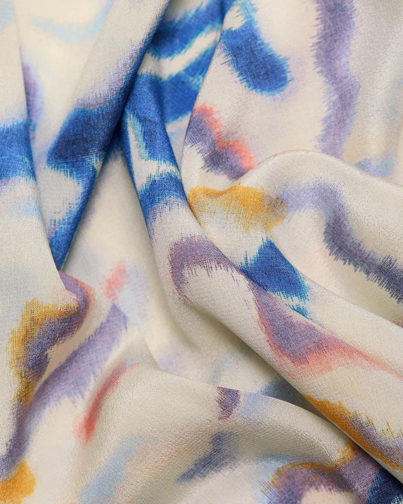 Samar Short-Sleeve Silk Dress